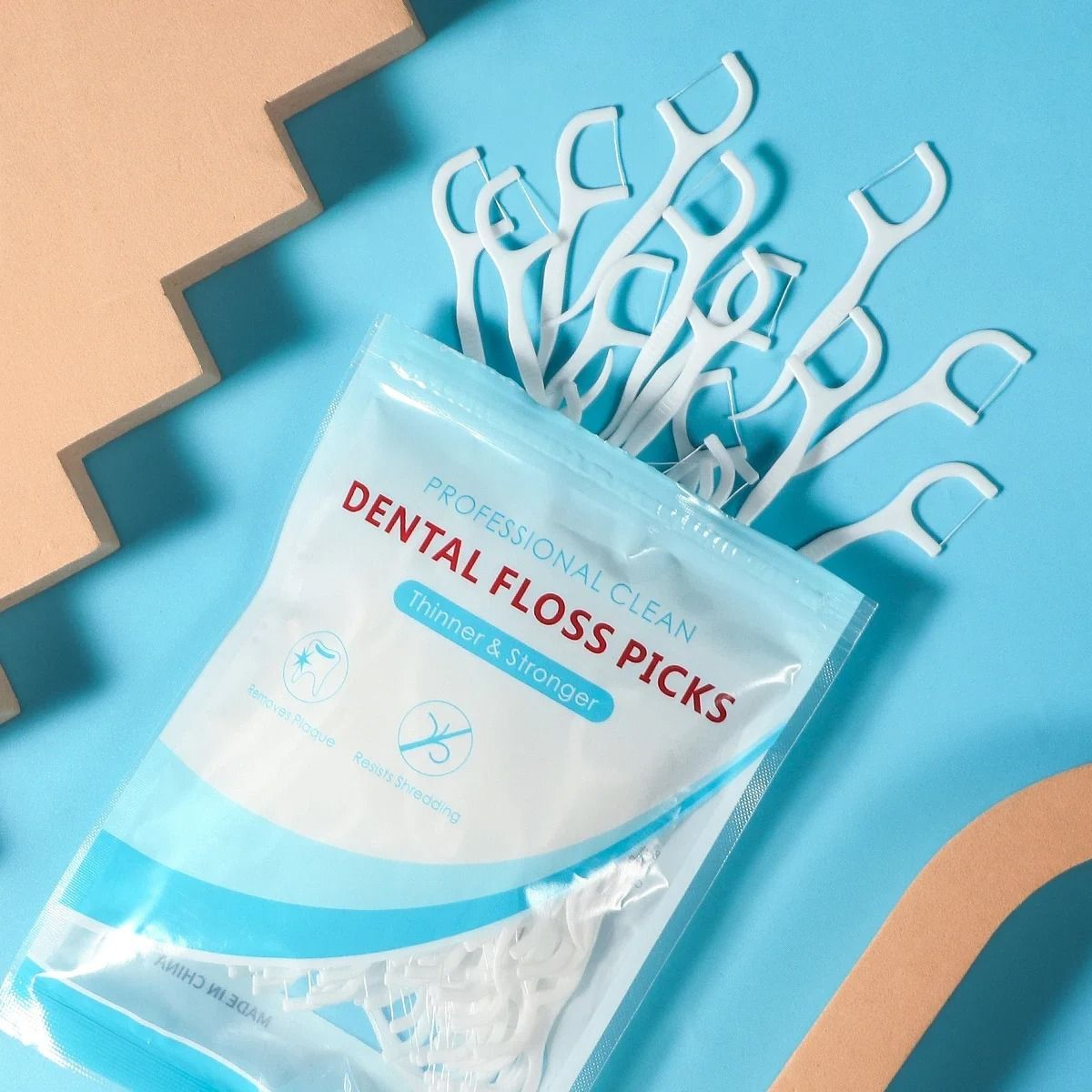 High Density Dental Floss Picks And Interdental Toothpick Cleaner Value Set 2
