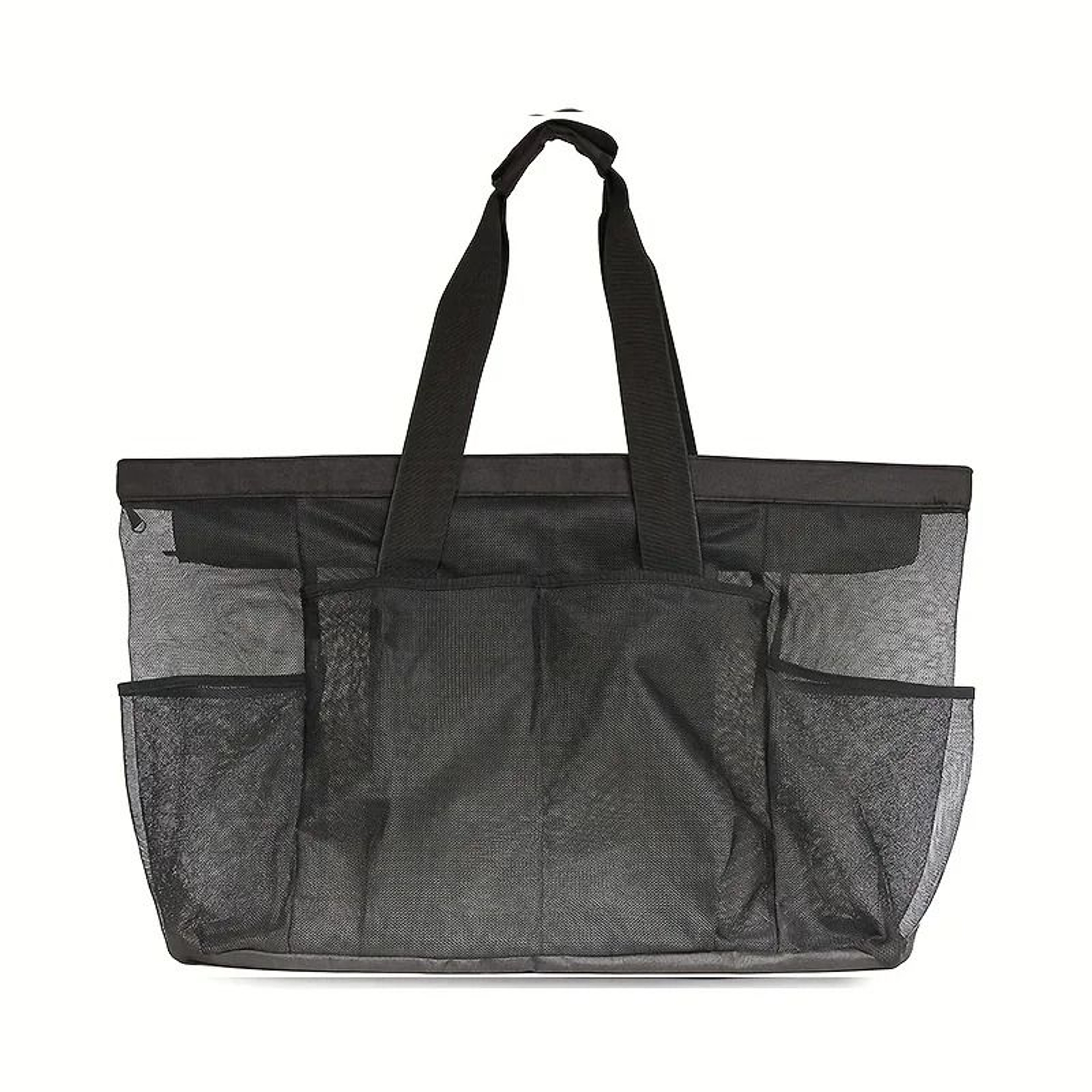 Extra Large Lightweight Waterproof Foldable Beach Tote With Zippered Mesh Pockets 7