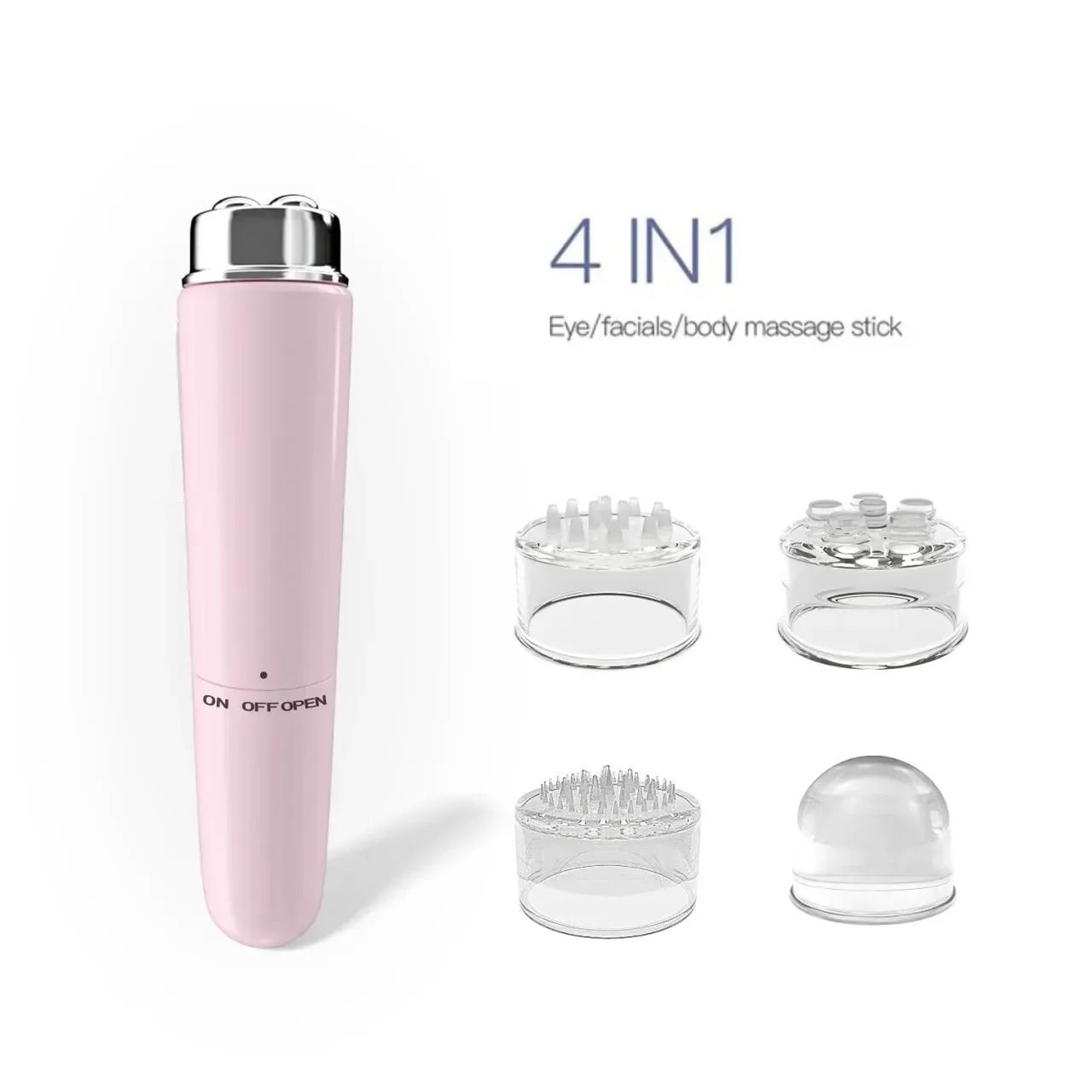 4in1 MicroVibration Electric Eye Massager Wand For Dark Circles And Puffiness 8