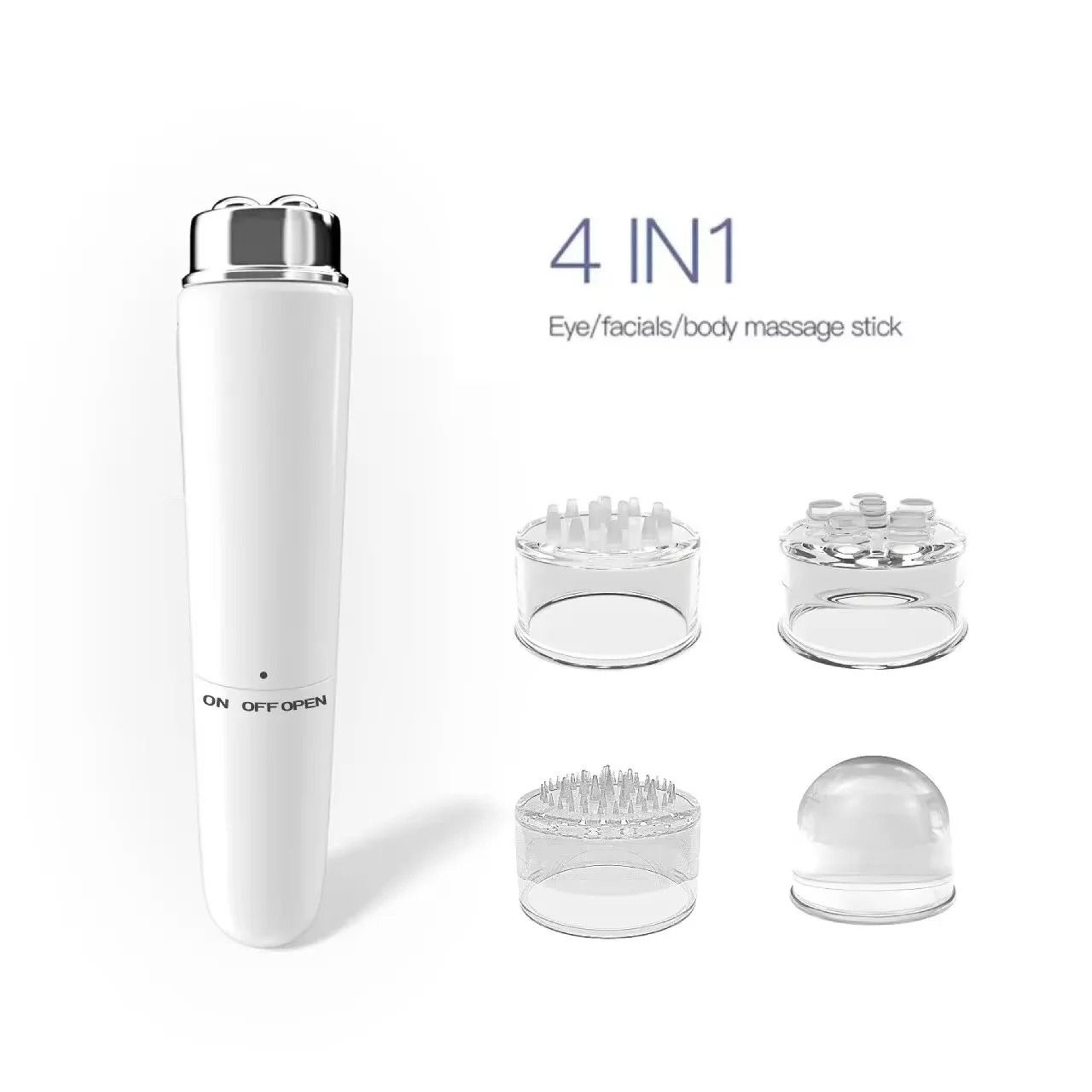 4in1 MicroVibration Electric Eye Massager Wand For Dark Circles And Puffiness 6