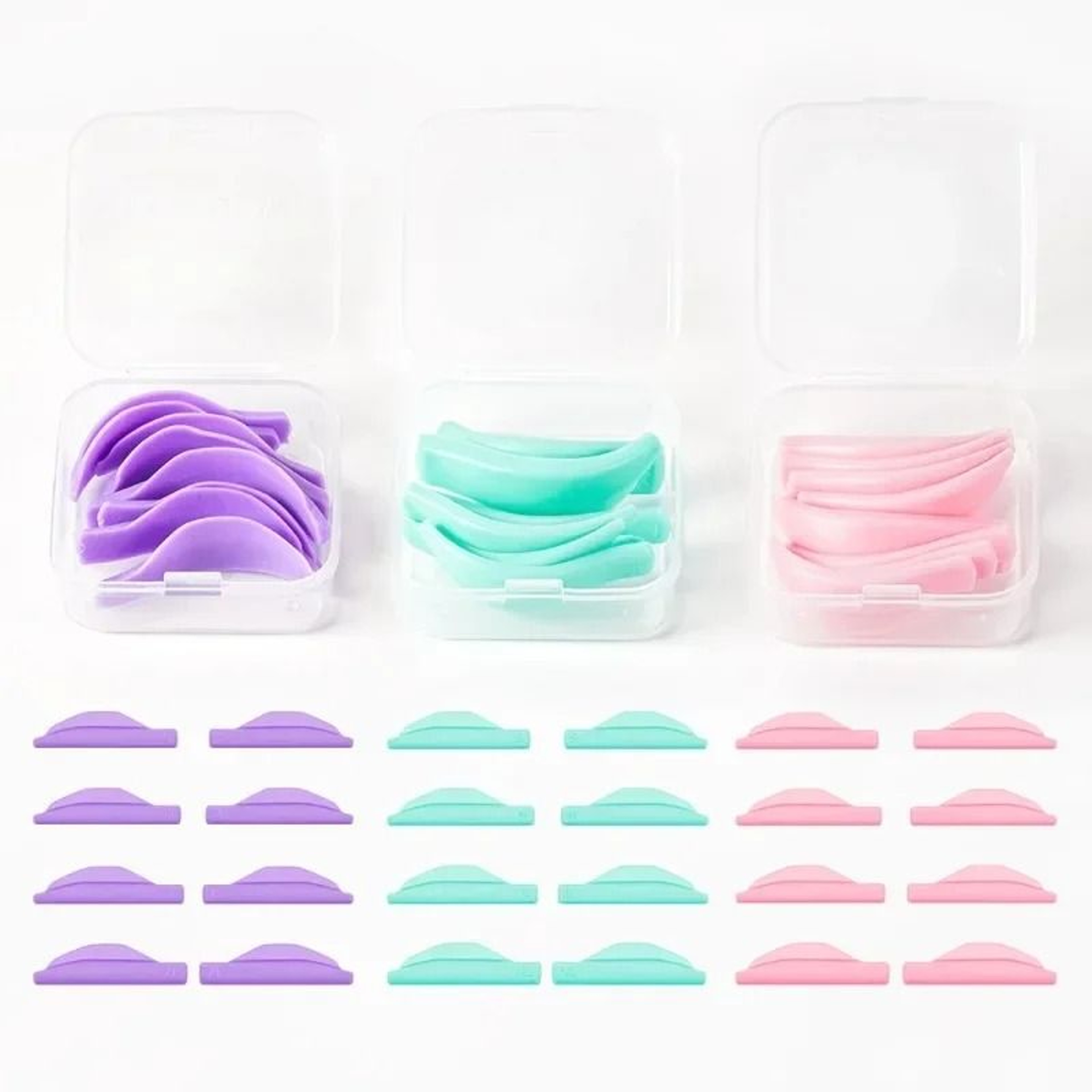5 And 7 Pair Reusable Silicone Eyelash Perm Shield Pads For Lash Lifting And Curling 3