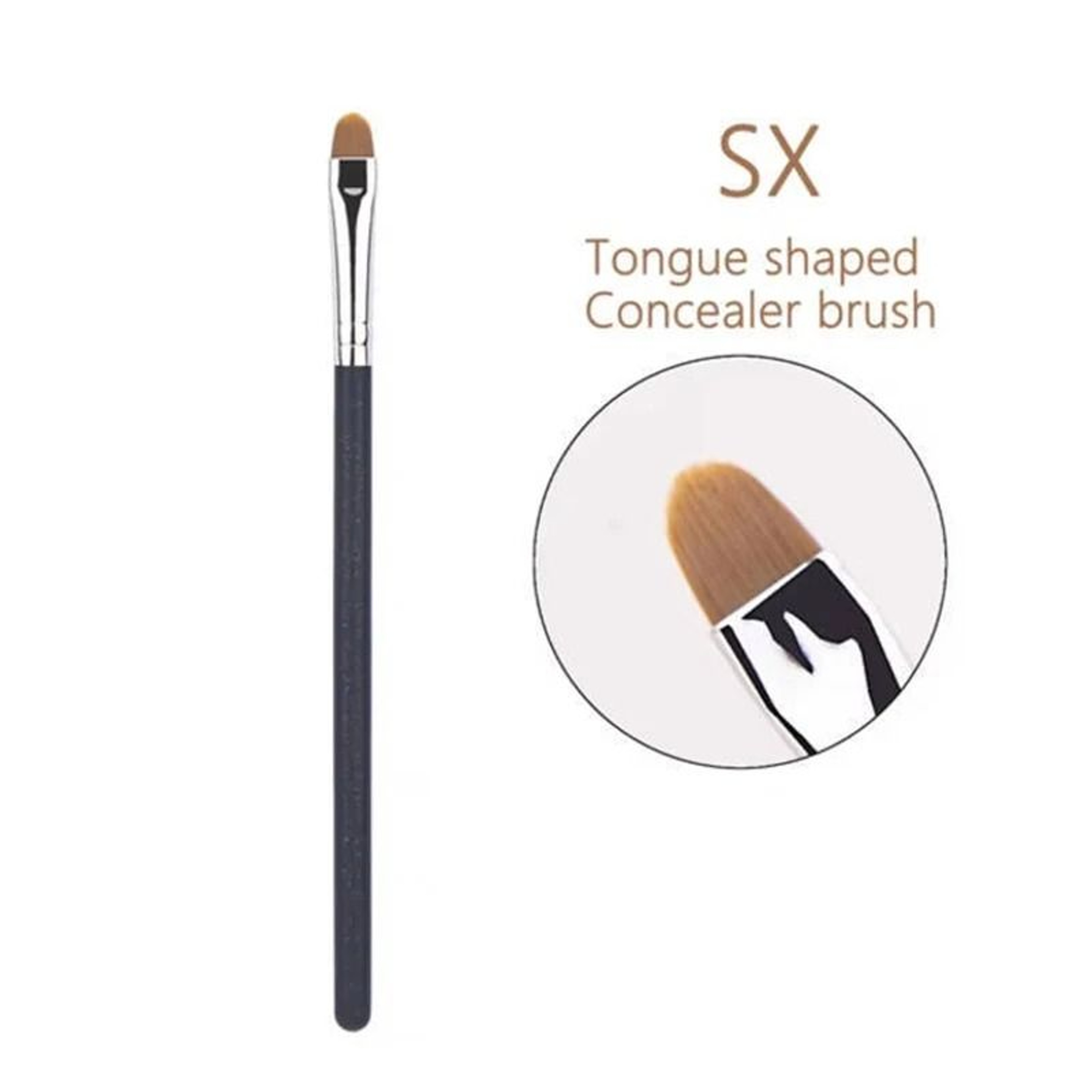 Ultra Thin Flat Foundation And Concealer Brushes In 4 Precision Sizes For Liquid And Cream Makeup 6