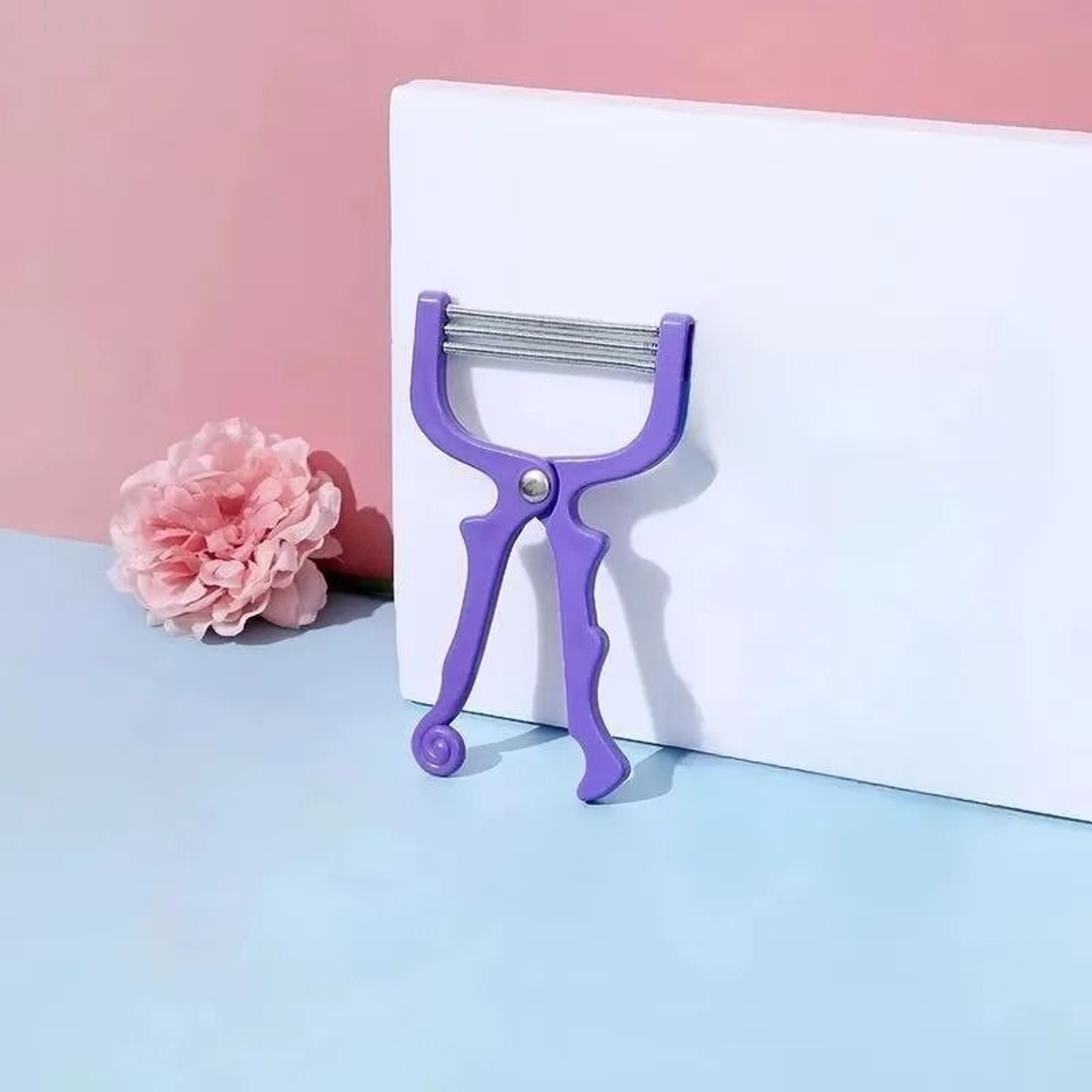 Handheld Mini Facial Hair Epilator Spring Threading Tool For Cheeks Chin And Eyebrows 7