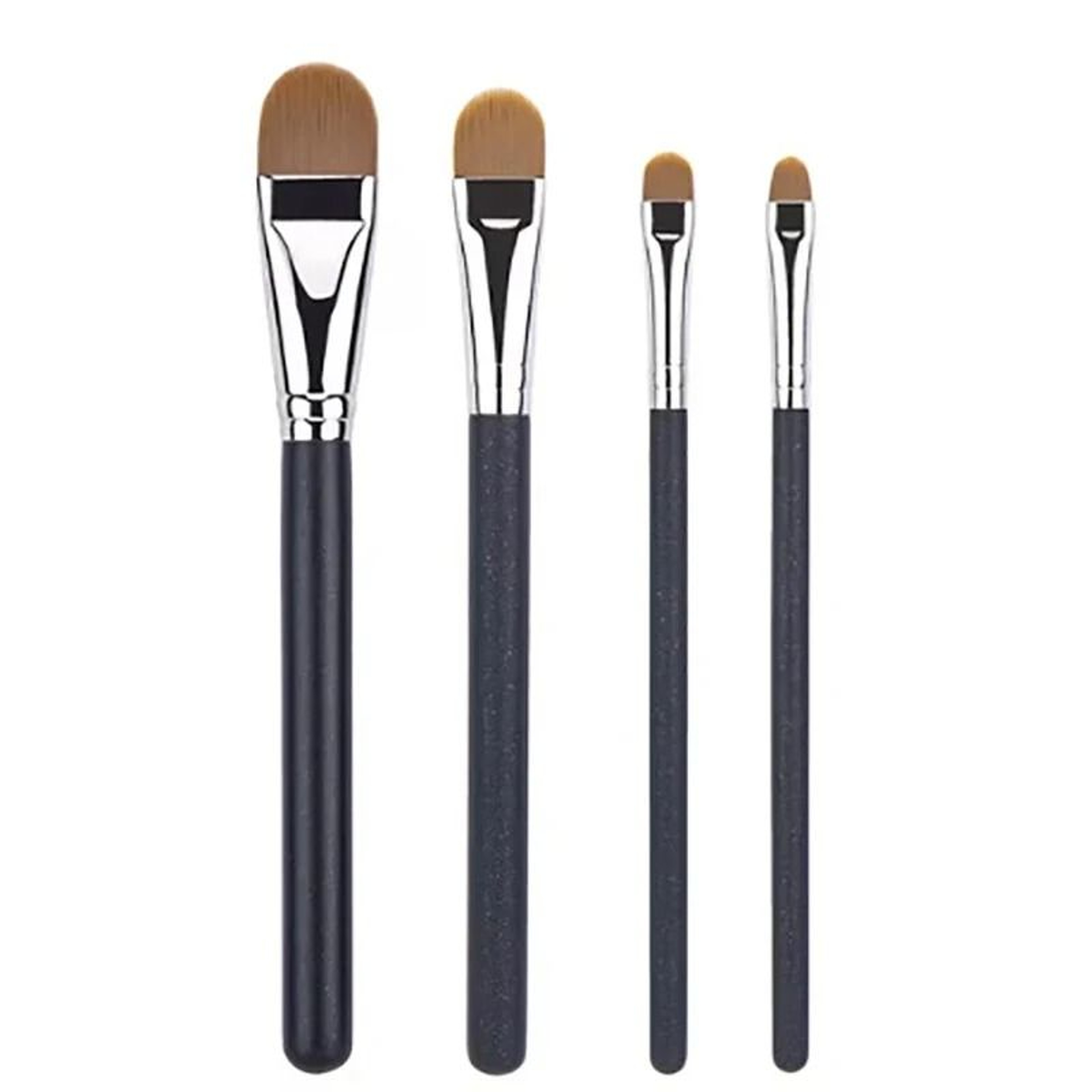Flat Round UltraThin Foundation And Concealer Makeup Brush Tool For Beginner Practice 1