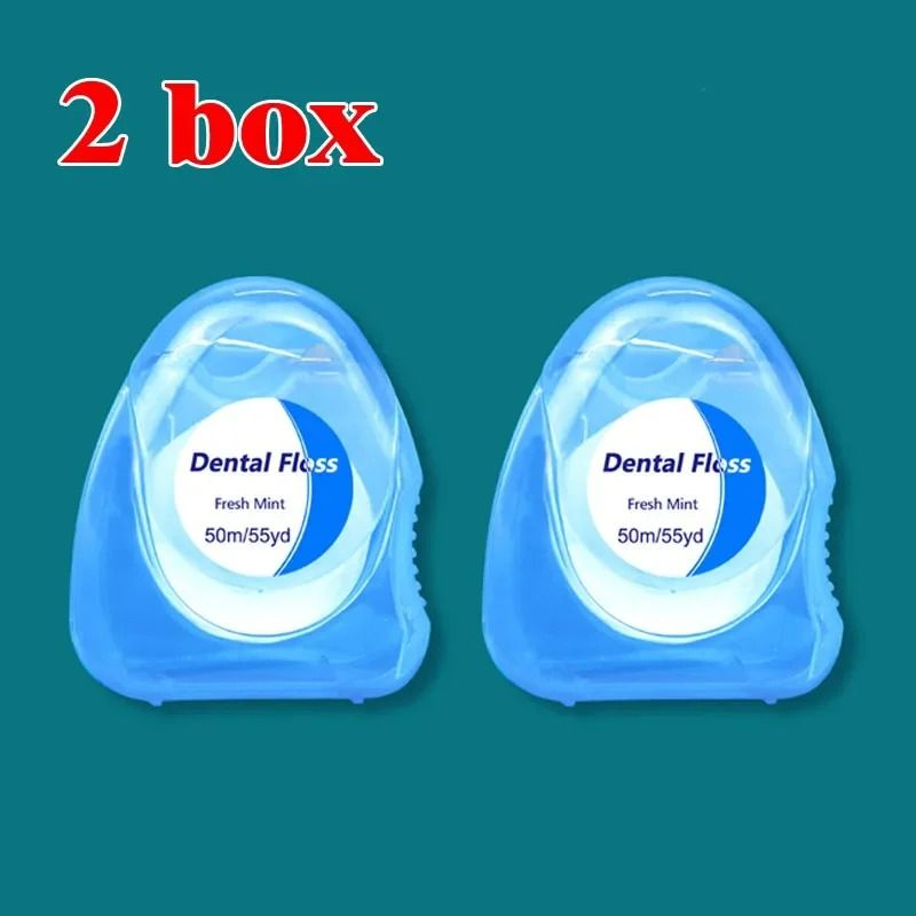 Mint Flavored Portable Dental Floss Box For Compact Interdental Teeth Cleaning 9