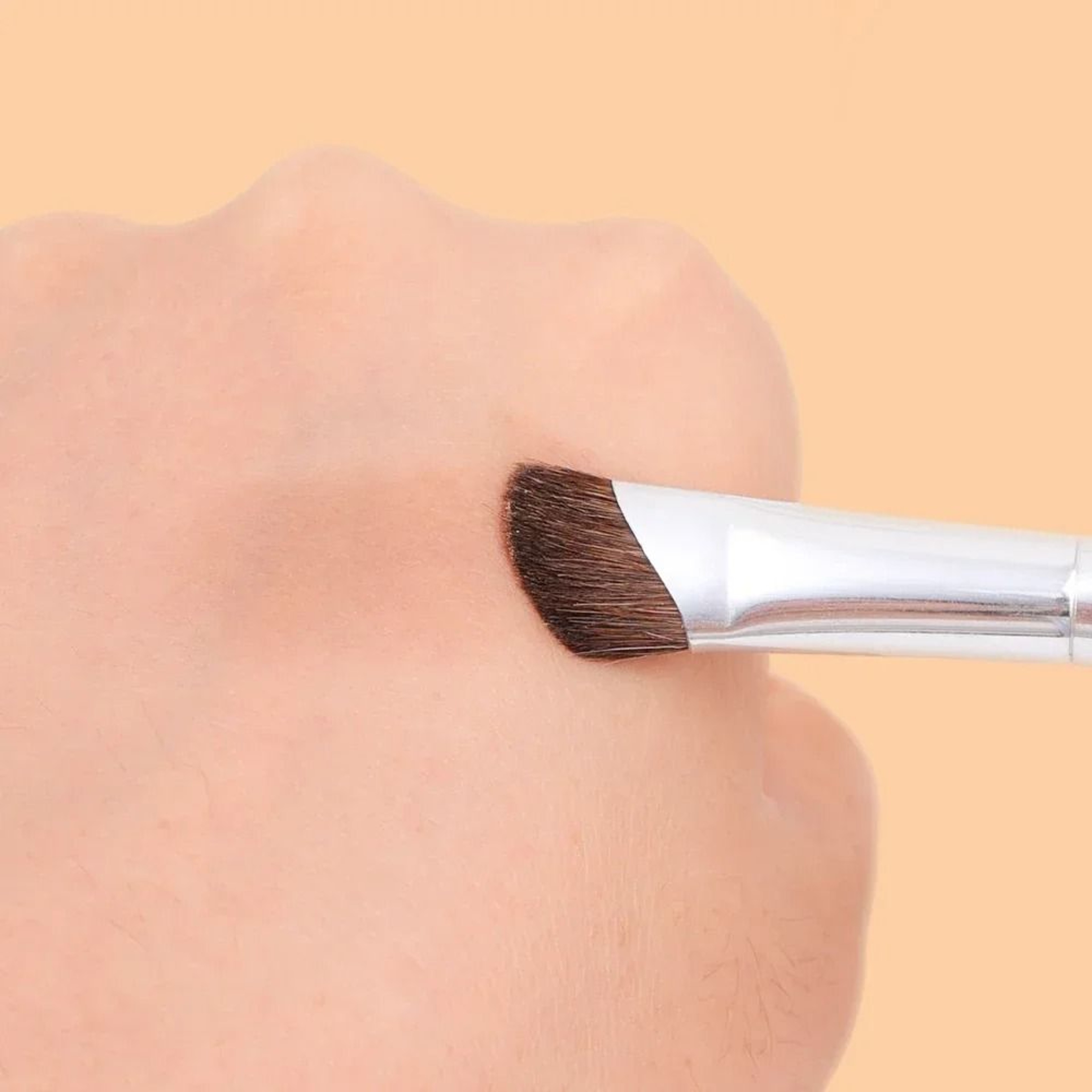 Professional Flat Angled Nose Shadow Makeup Brush And Eyeshadow Contouring Tool 4