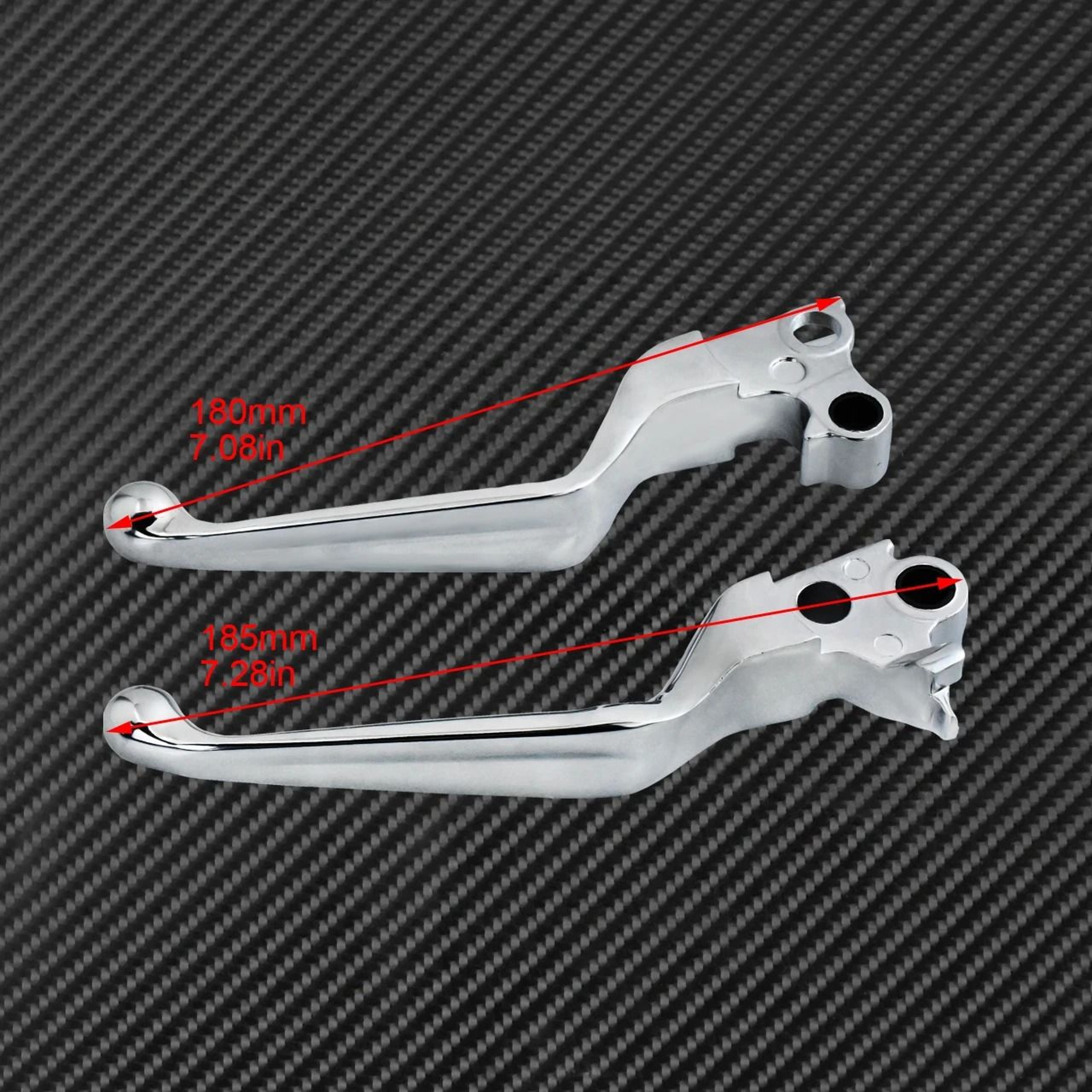 Chrome Motorcycle Hand Control Brake And Clutch Levers Set For Harley Davidson Models 3