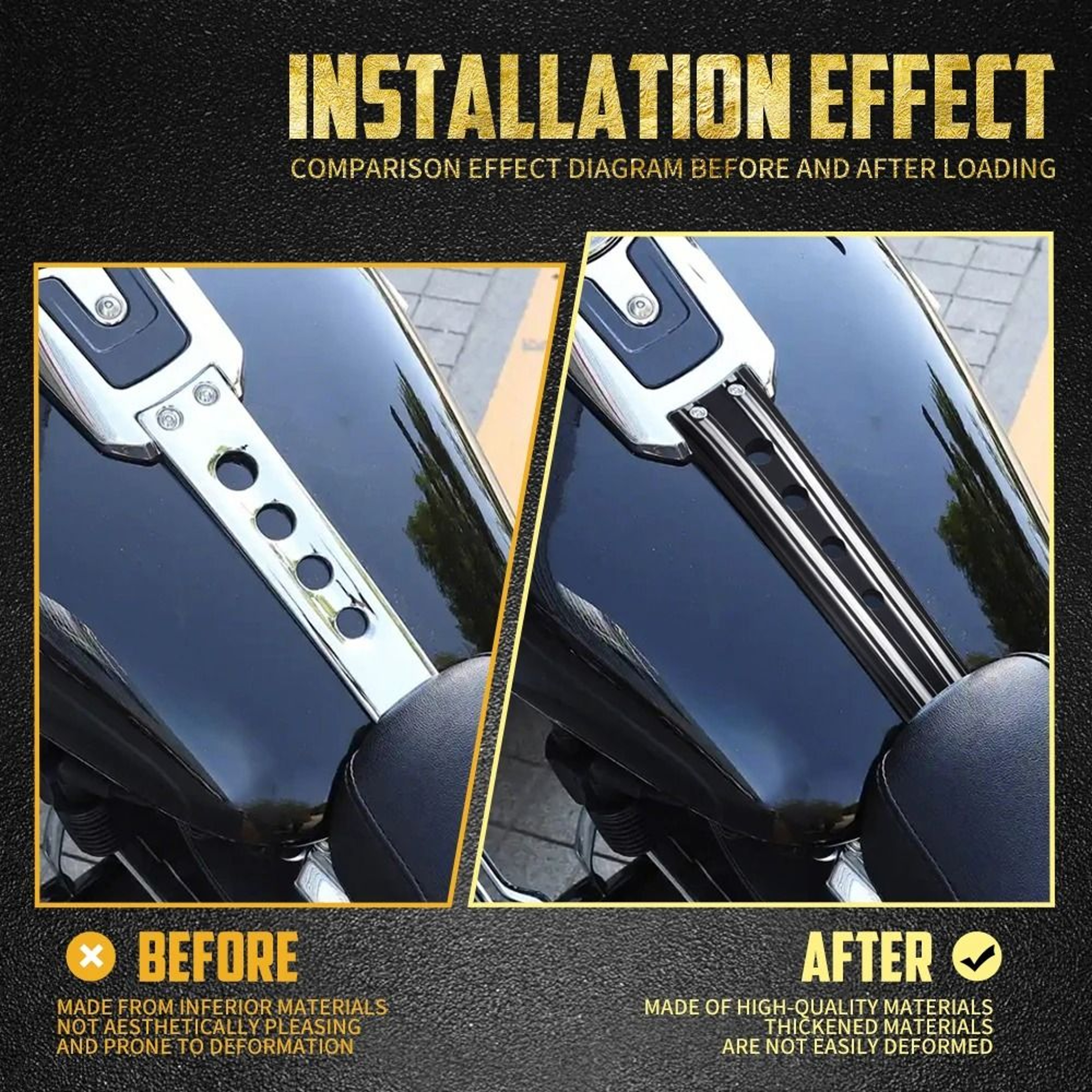 Motorcycle Lower Dash Panel Extension And Fuel Tank Decorative Trim For Harley Davidson Softail Mod 2