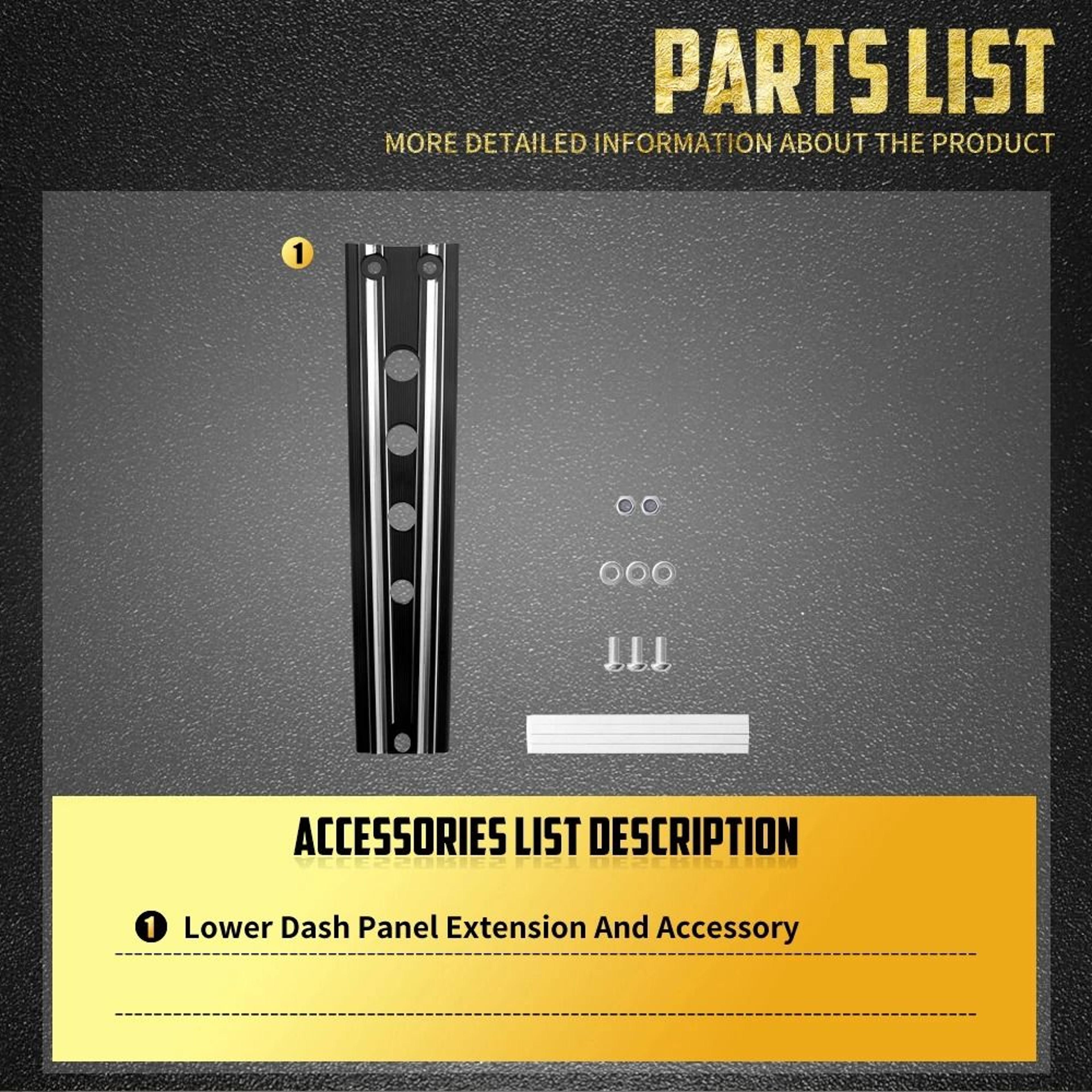 Motorcycle Lower Dash Panel Extension And Fuel Tank Decorative Trim For Harley Davidson Softail Mod 4