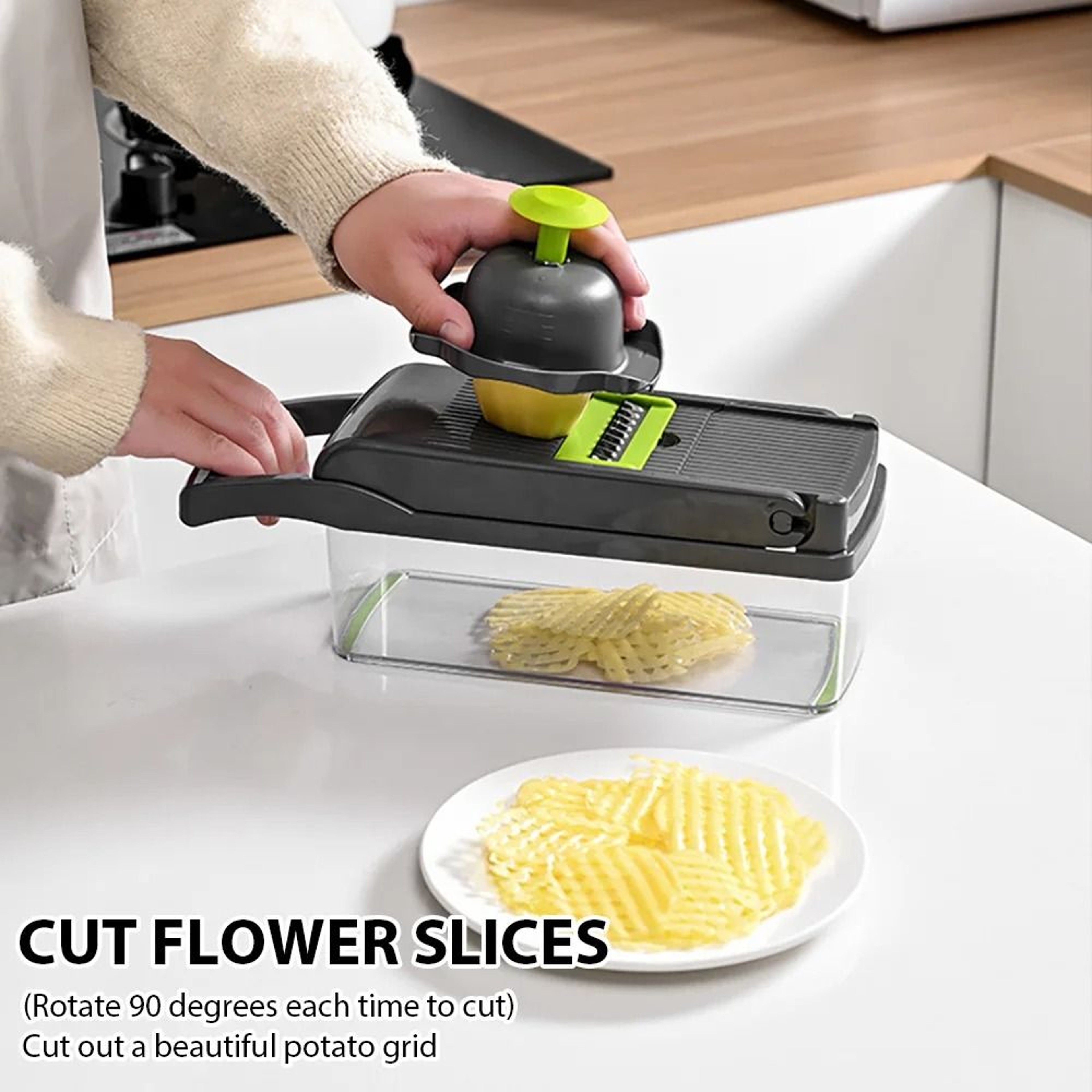 16 In 1 Multifunctional Vegetable Chopper Set  Slicer Dicer Grater Peeler And Egg Separator Kitchen 3