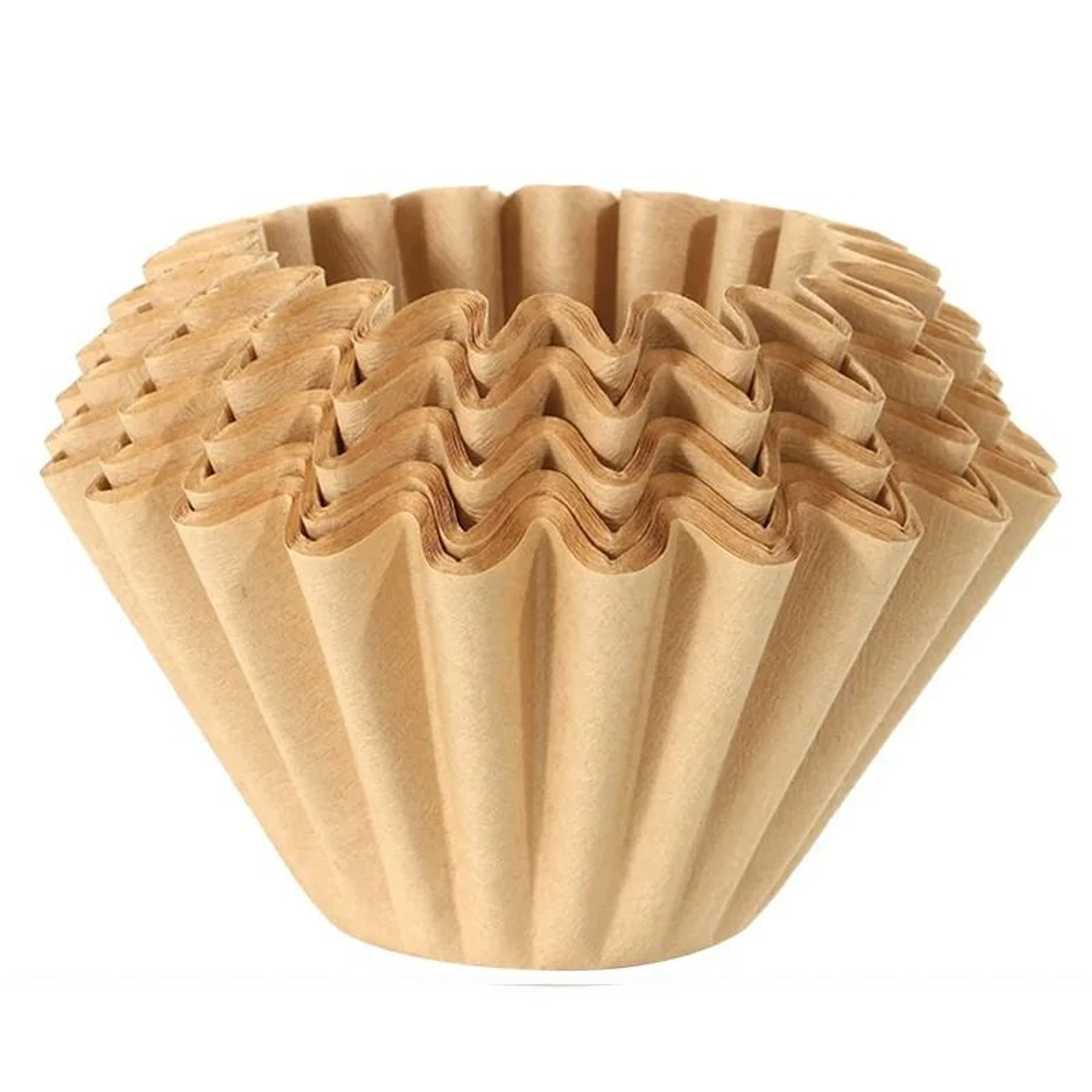 Disposable Kraft Paper Coffee Filter Cups Bowl Shape Origami Wave Drip Filters For Pour Over Espres 7