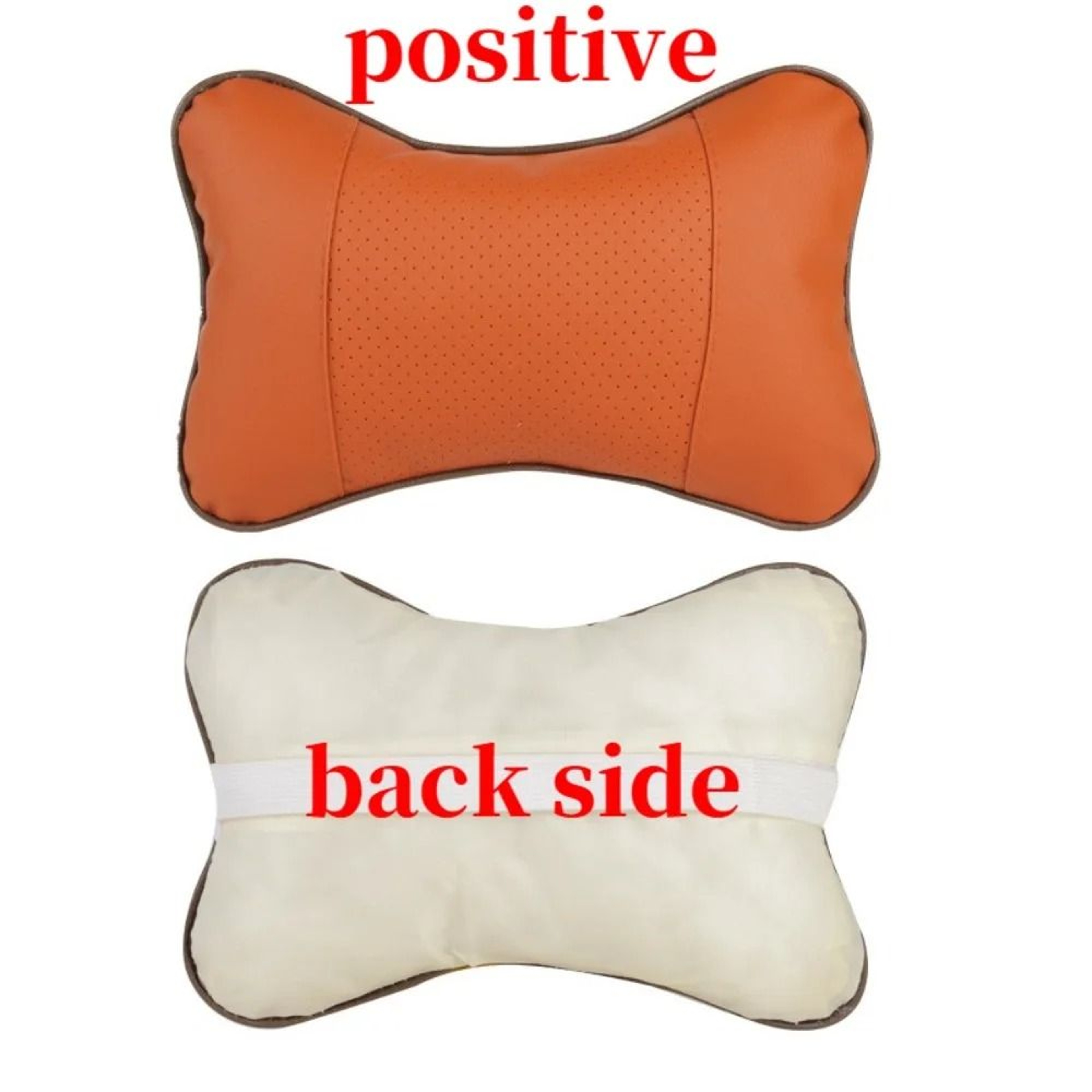 Universal PU Leather Car Neck Pillow Headrest Cushion For Driving Comfort 6