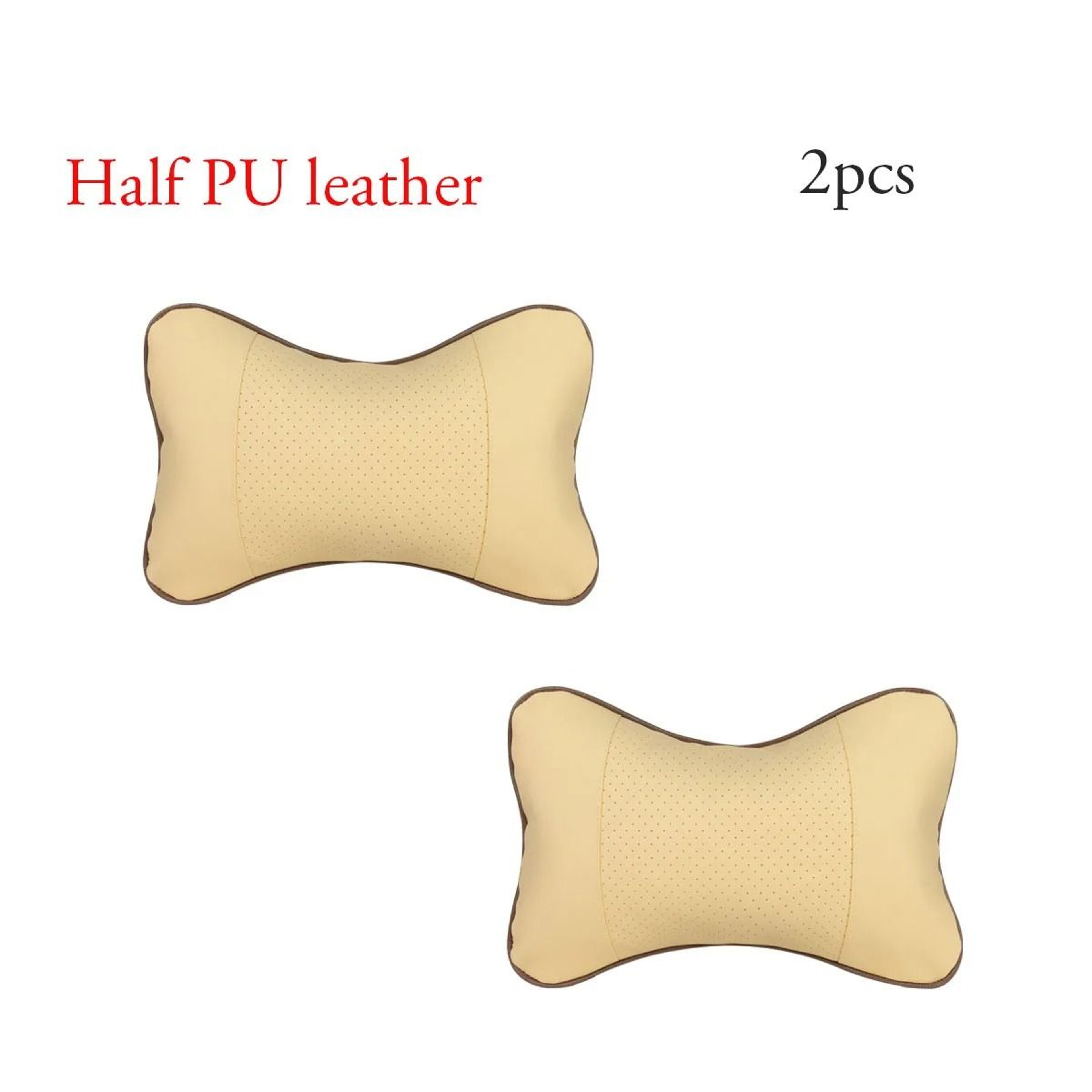 Universal PU Leather Car Neck Pillow Headrest Cushion For Driving Comfort 9