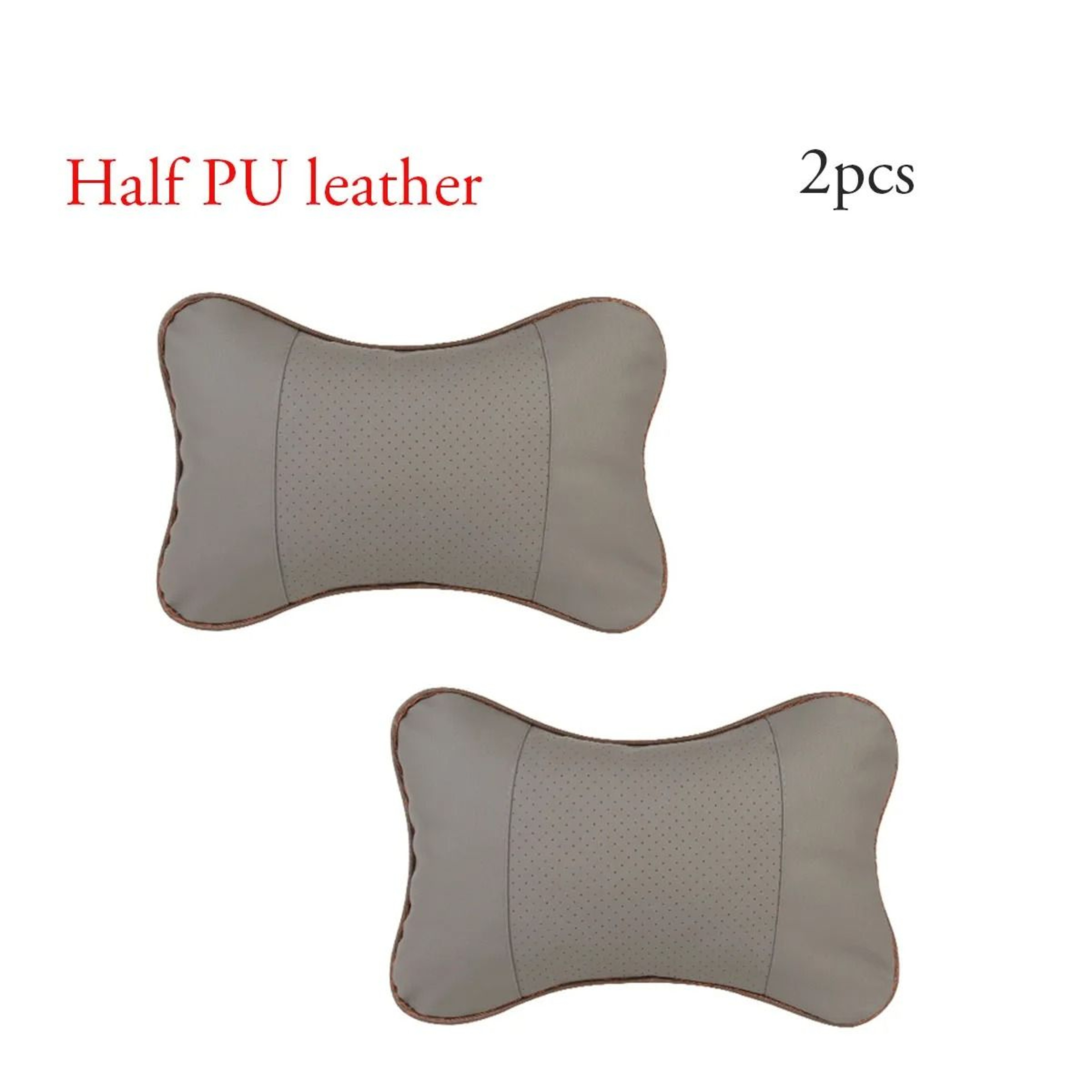 Universal PU Leather Car Neck Pillow Headrest Cushion For Driving Comfort 8