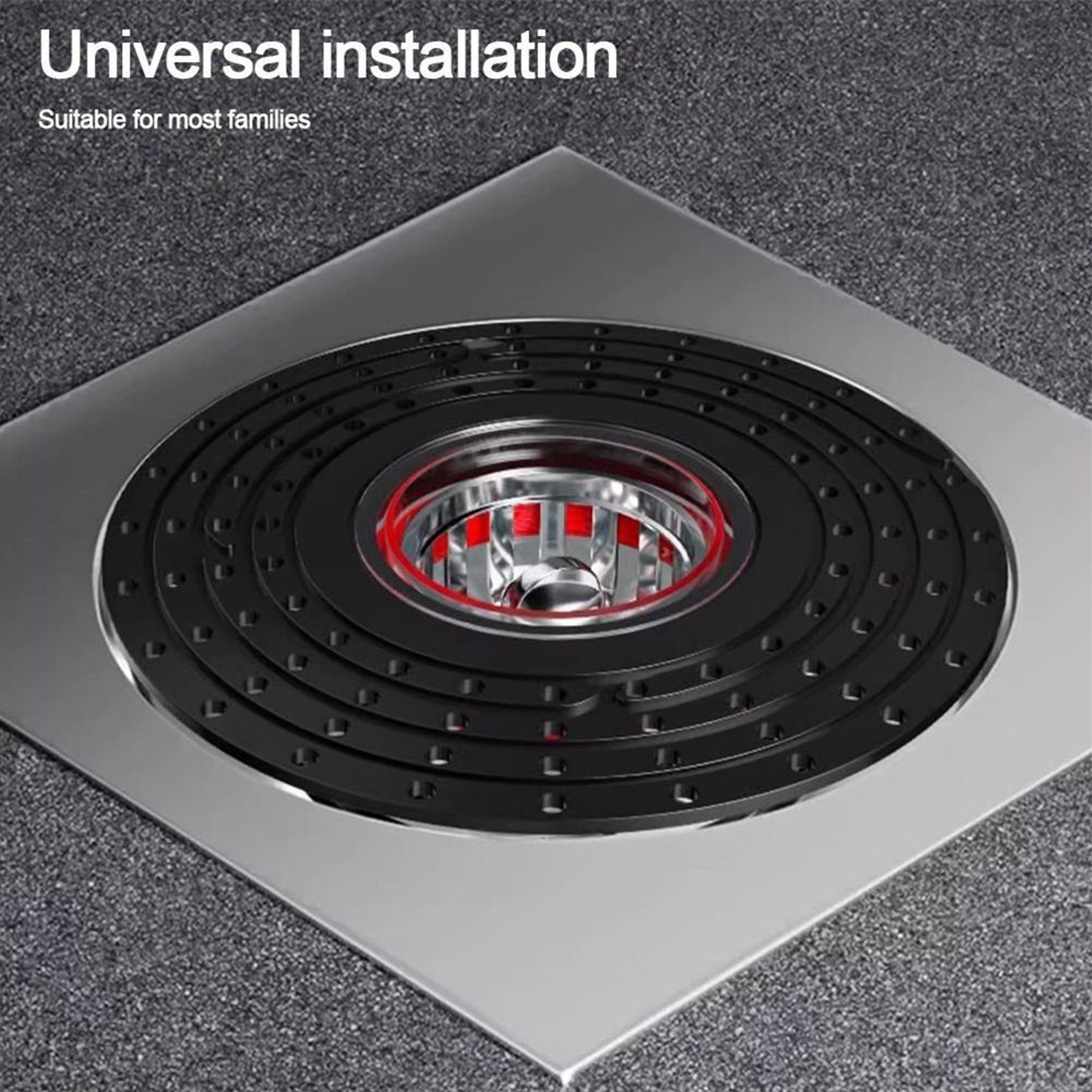 ABS Floor Drain Core Shower Strainer Cover And Sewer Anti Odor Plug 6