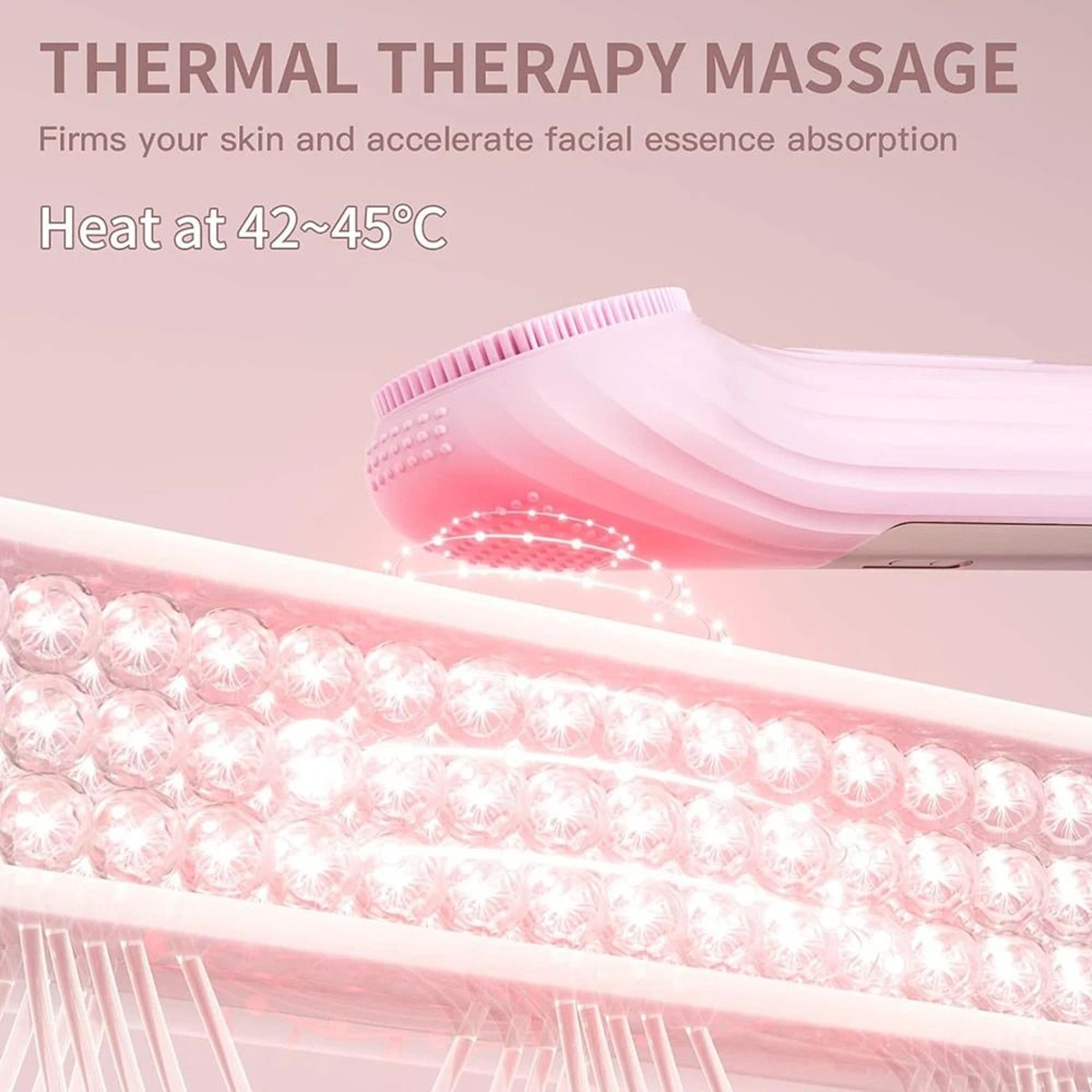 Sonic Waterproof Rechargeable Facial Cleansing Brush And Deep Pore Exfoliator 5