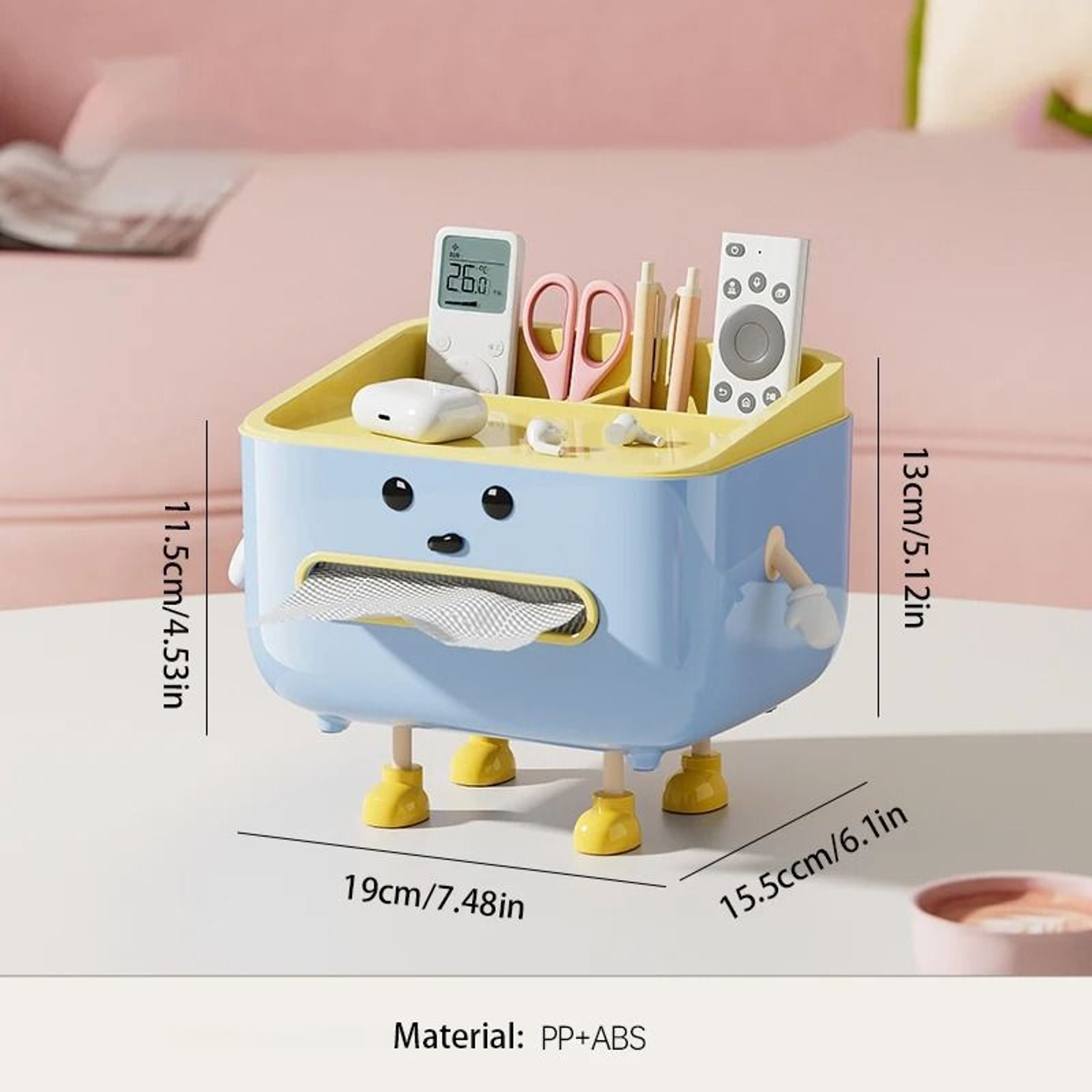 Multifunctional Desktop Cosmetic Storage Box And Countertop Display Shelf With Stickers 10