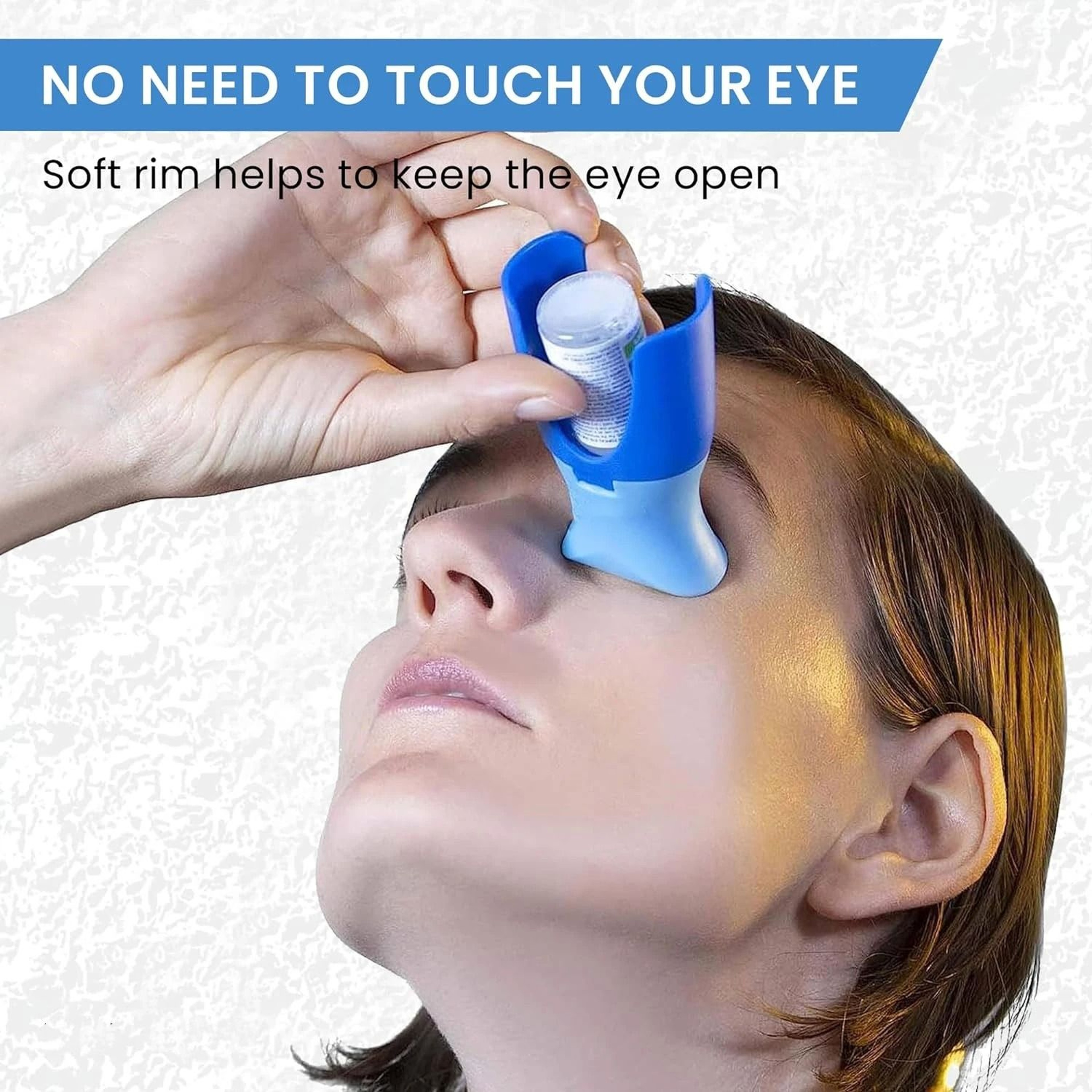 Reusable Eyedrop Holder Guide Helper And Eye Drop Dispensing Aid Applicator Tool 0