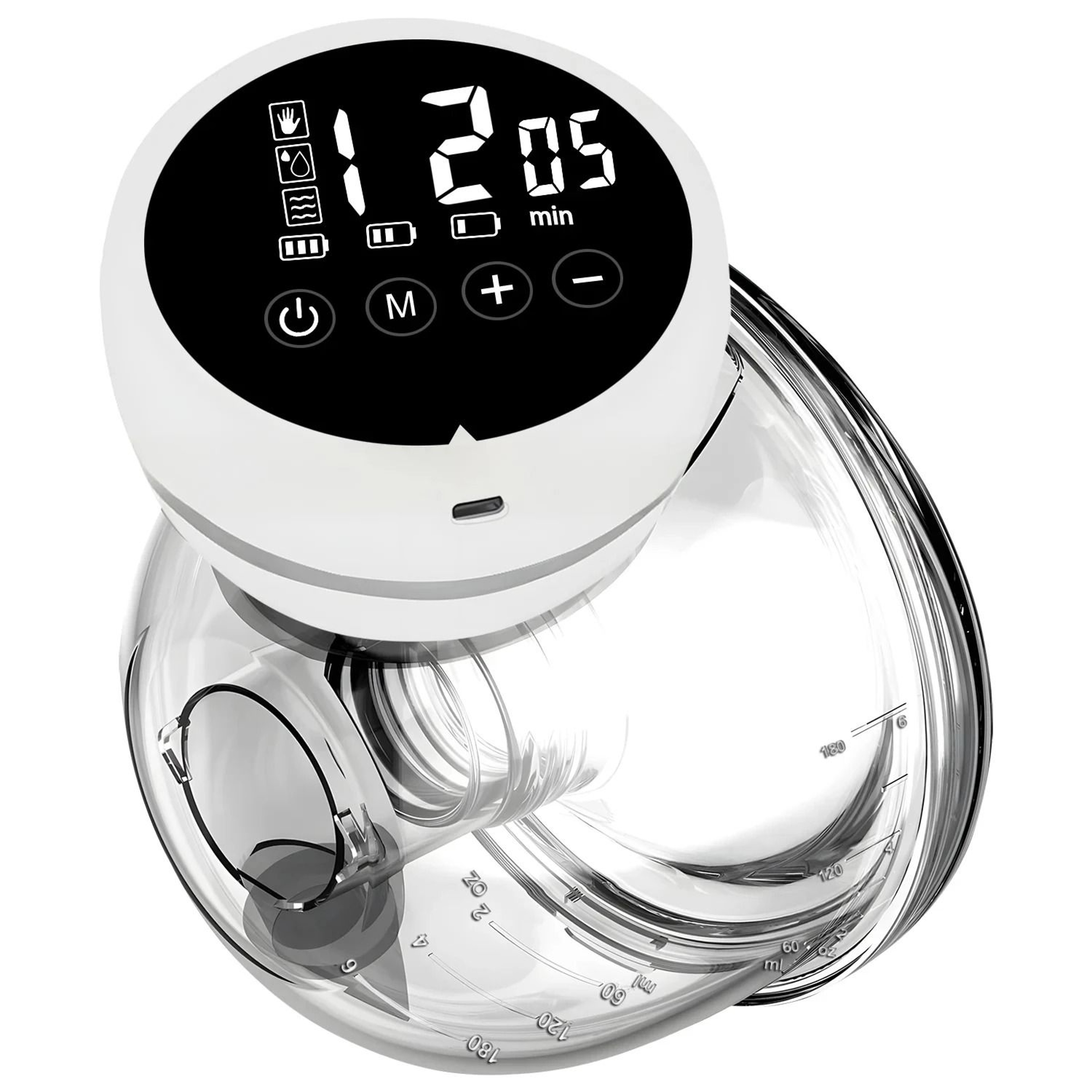 Wearable Electric Breast Pump Hands Free Automatic Double Sided Breast Milk Collector – view 7