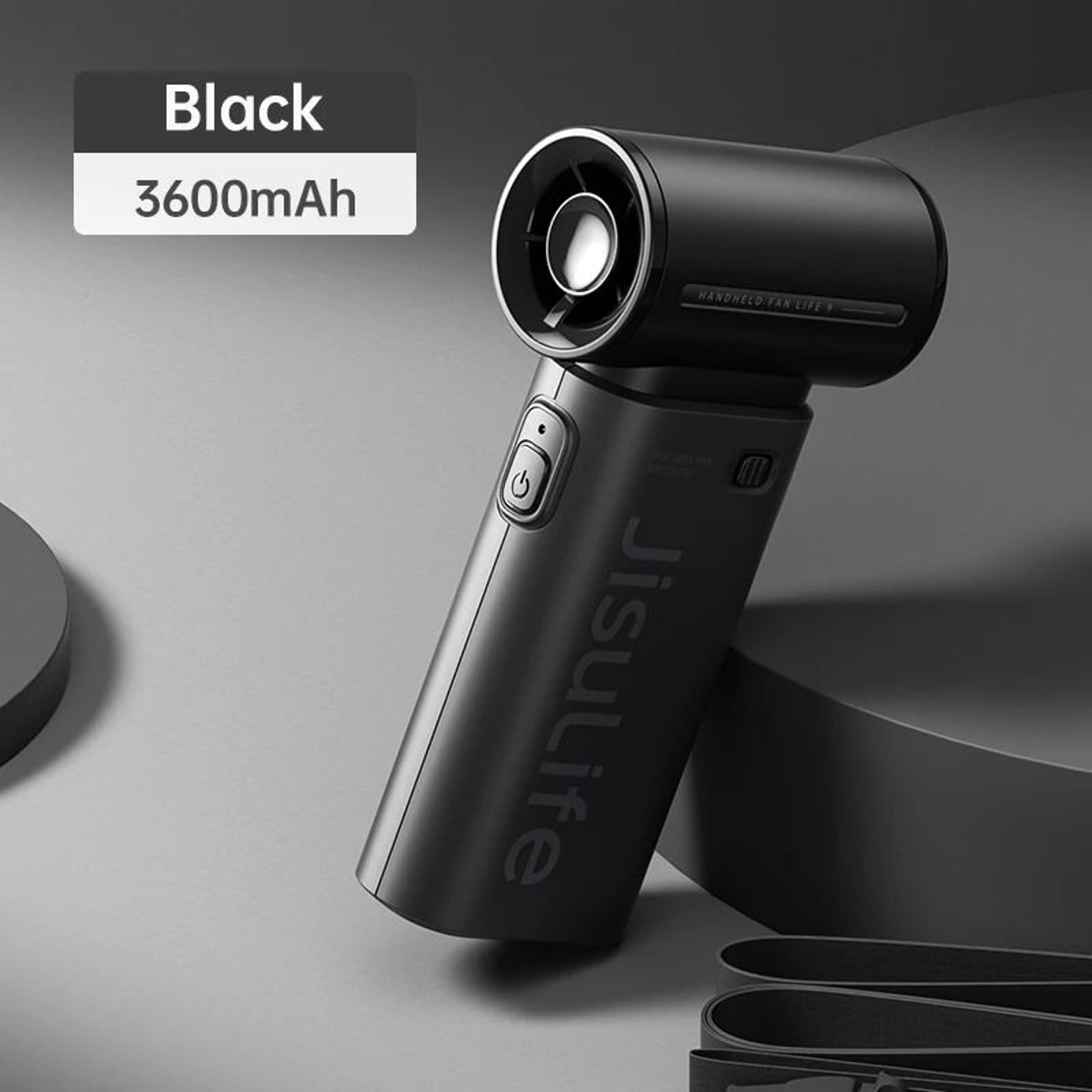 Handheld Turbo Fan With 5 Speed Settings And 5000mAh Rechargeable Battery 11