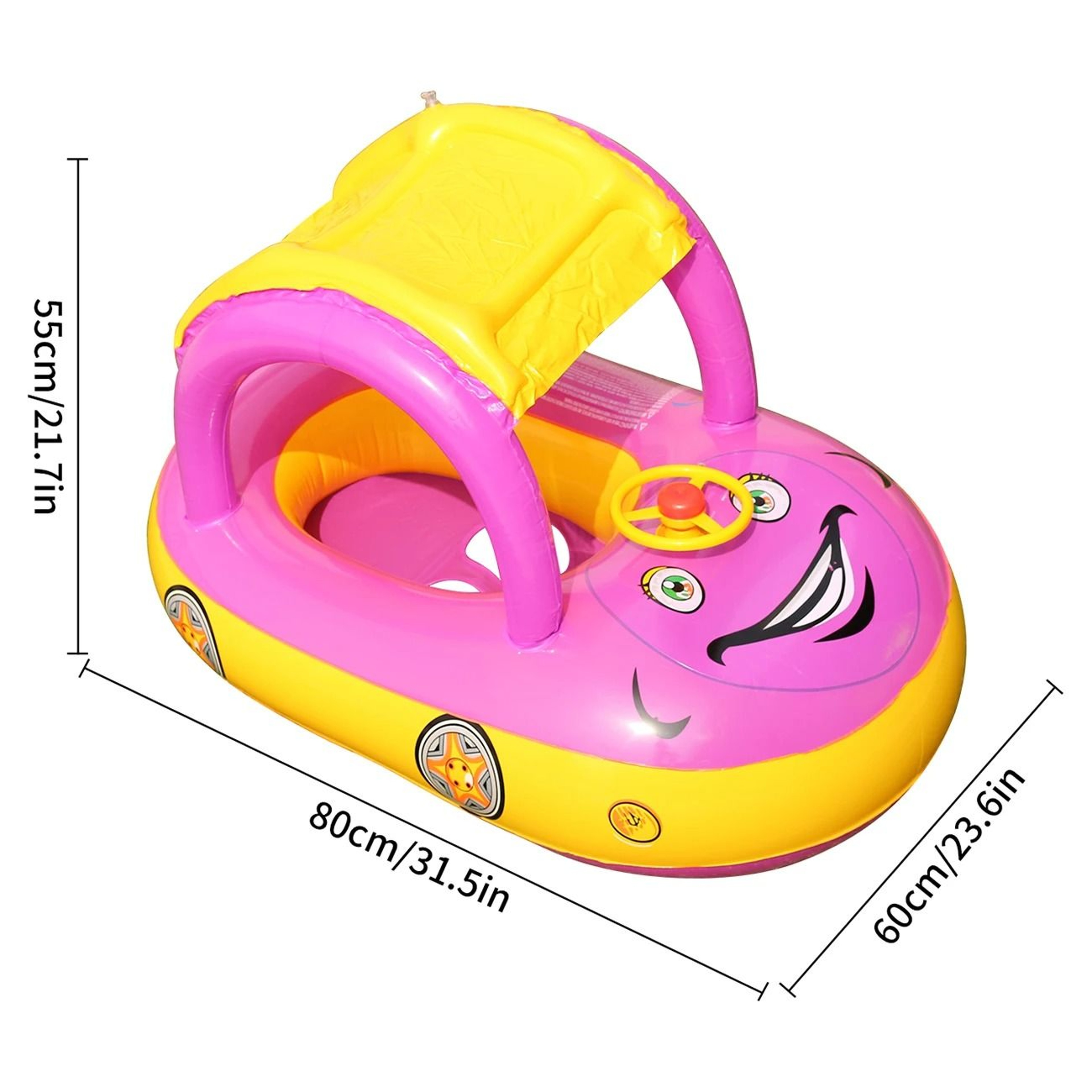 Car Shape Inflatable Pool Float and Swimming Ring Beach Water Toy – view 1