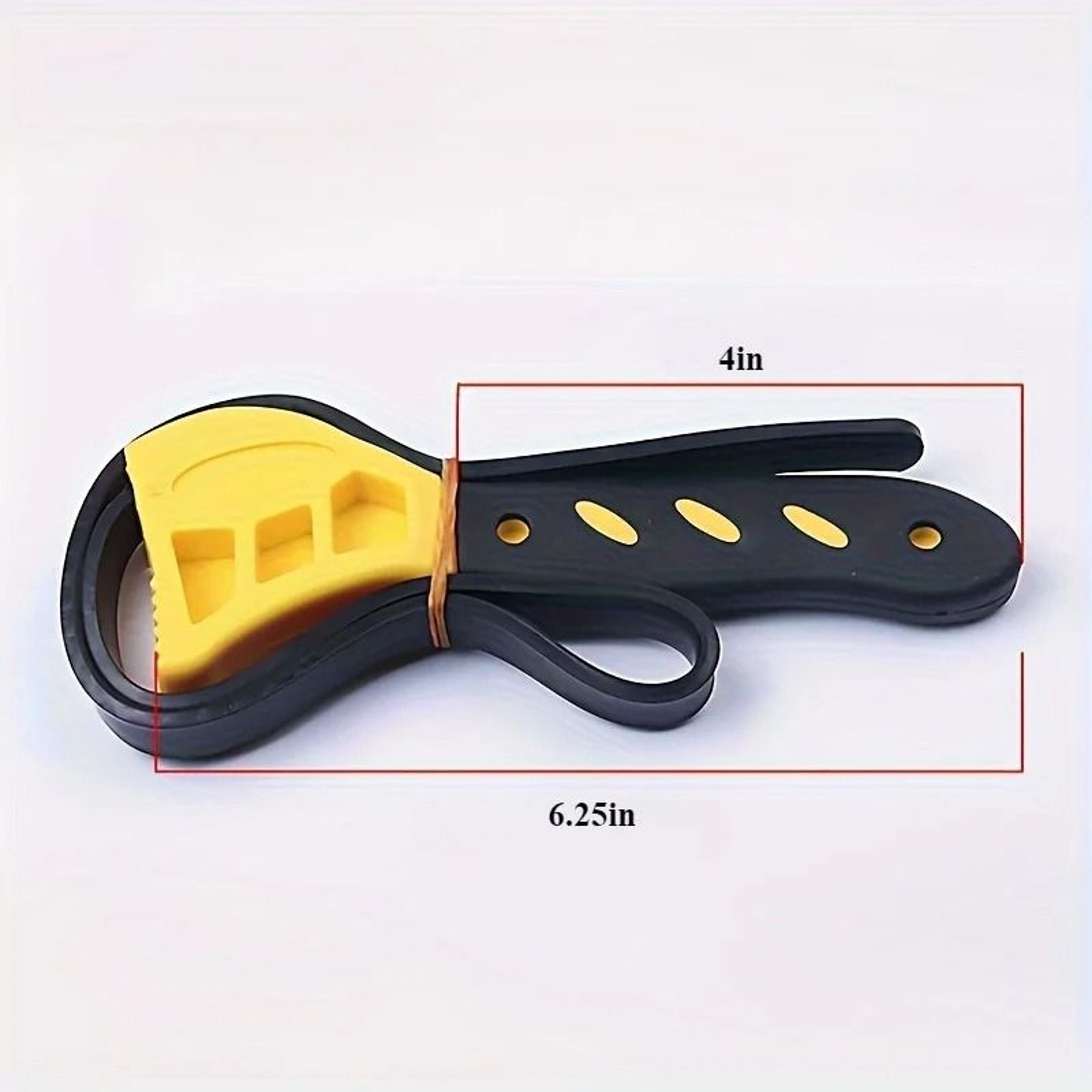 6 Inch Adjustable Belt Wrench Oil Filter Puller Strap Spanner Disassembly Tool 3