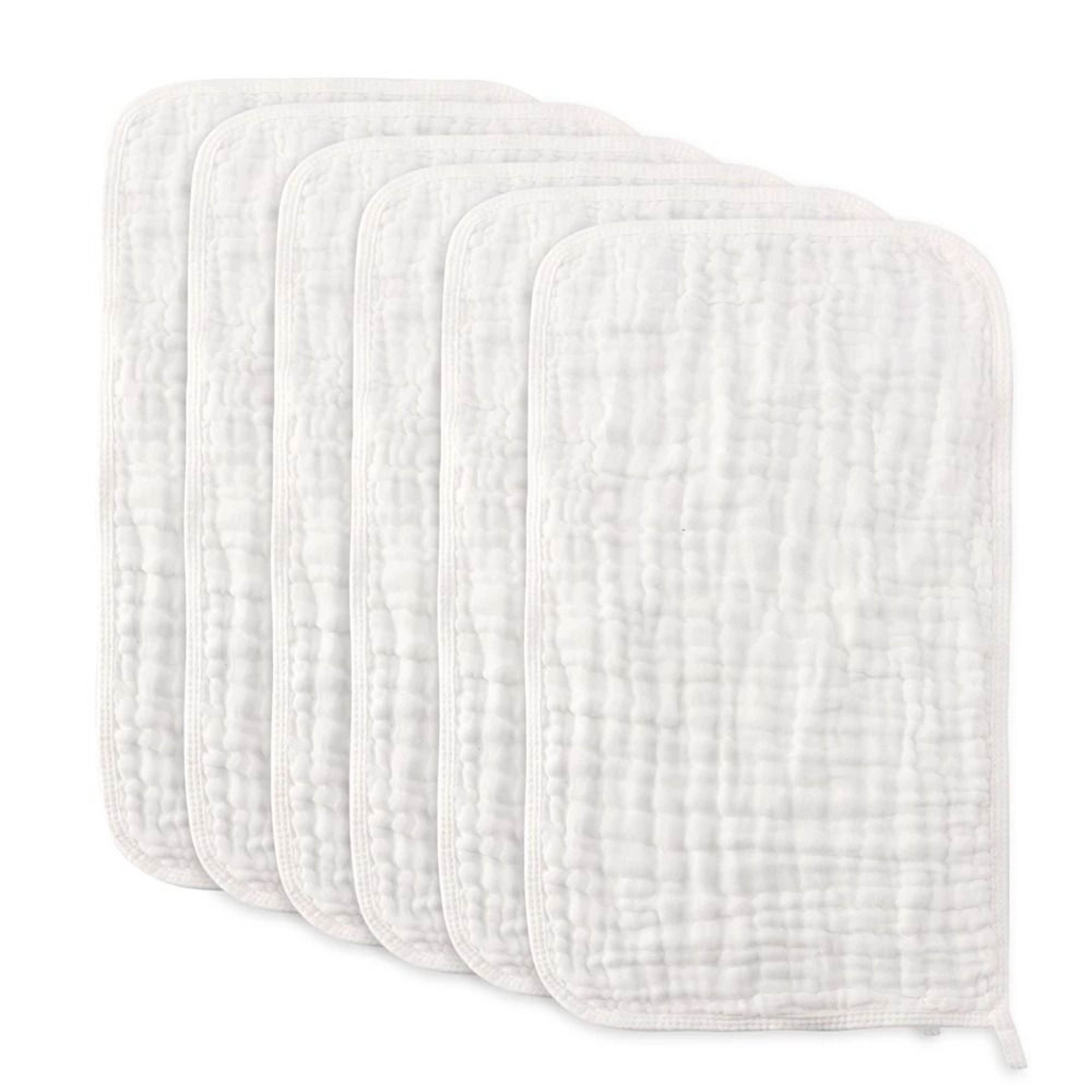 Large Muslin Burp Cloths Extra Absorbent Soft Newborn Milk Spit Up Rags 4