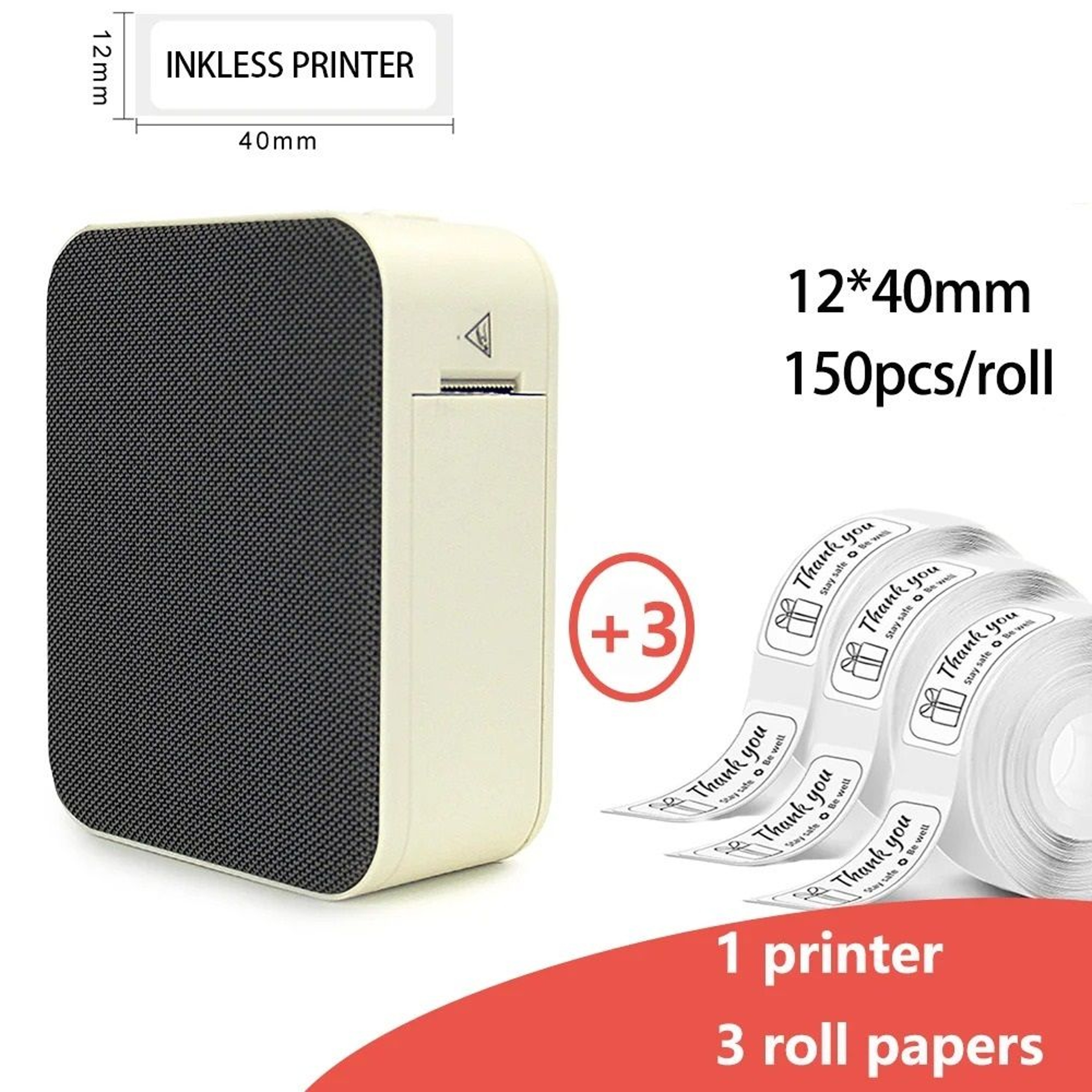 Mini Bluetooth Thermal Label Printer Adhesive Sticker Maker 7