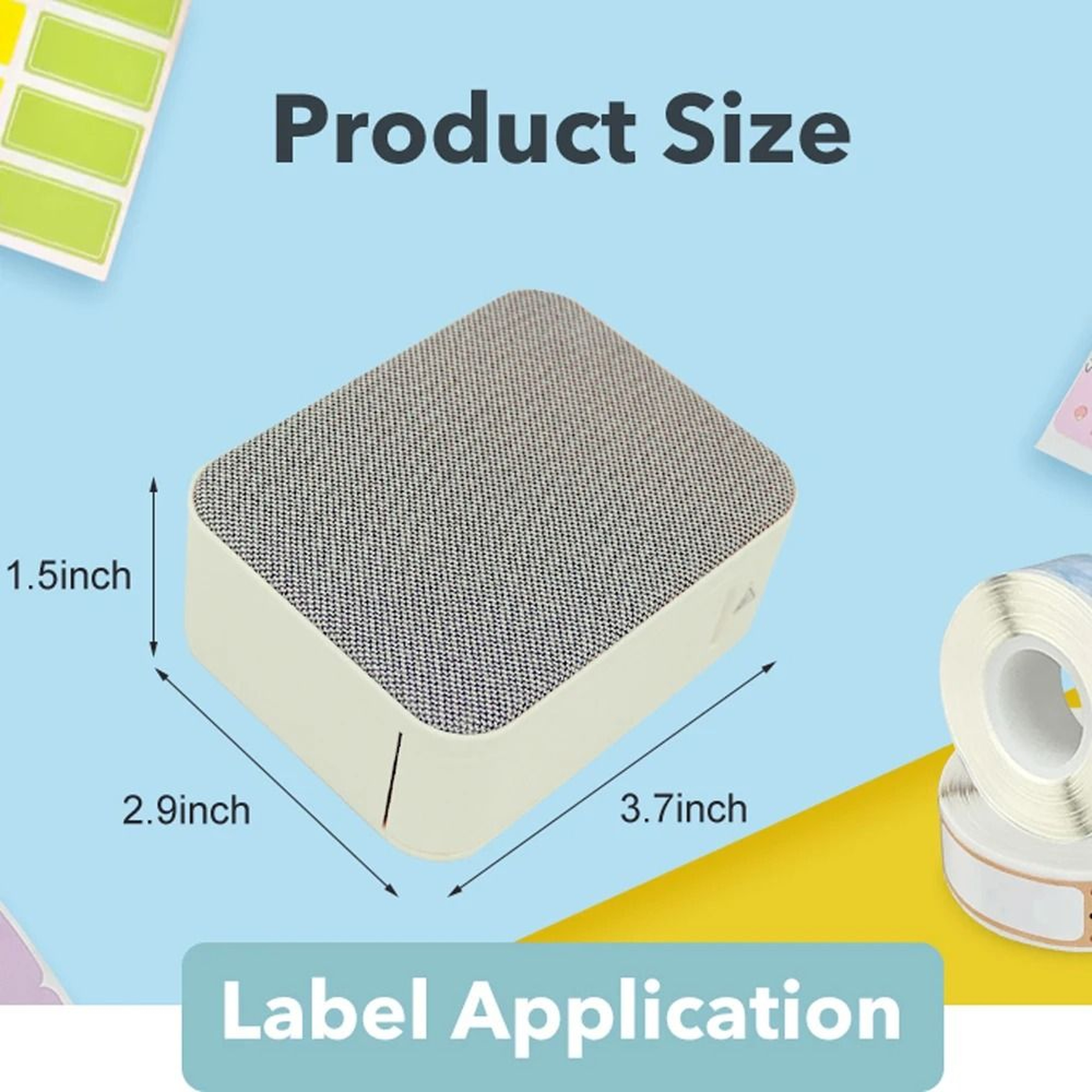 Mini Bluetooth Thermal Label Printer Adhesive Sticker Maker 2