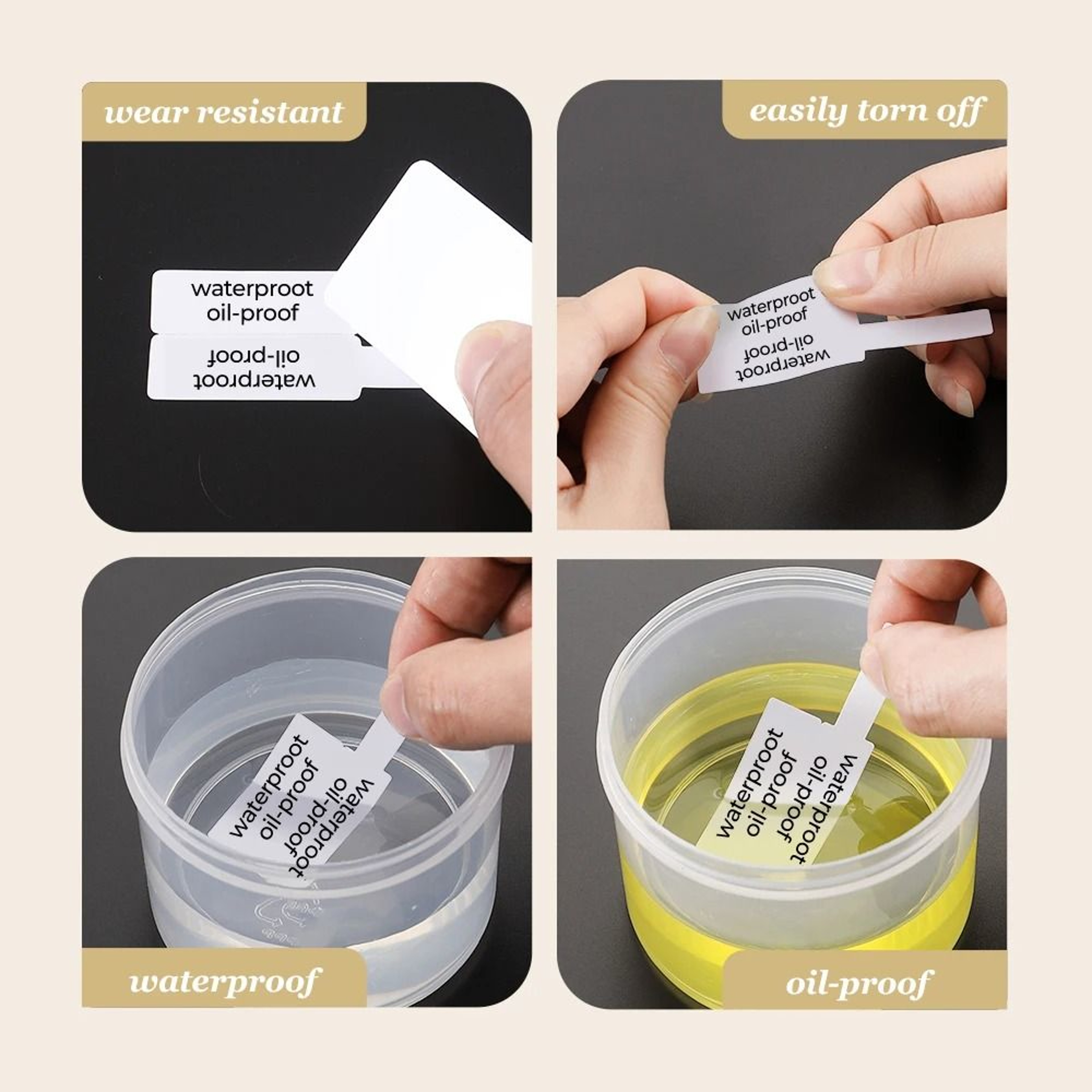 Color SelfAdhesive Network  Security Cable Thermal Label Sticker Tape 2