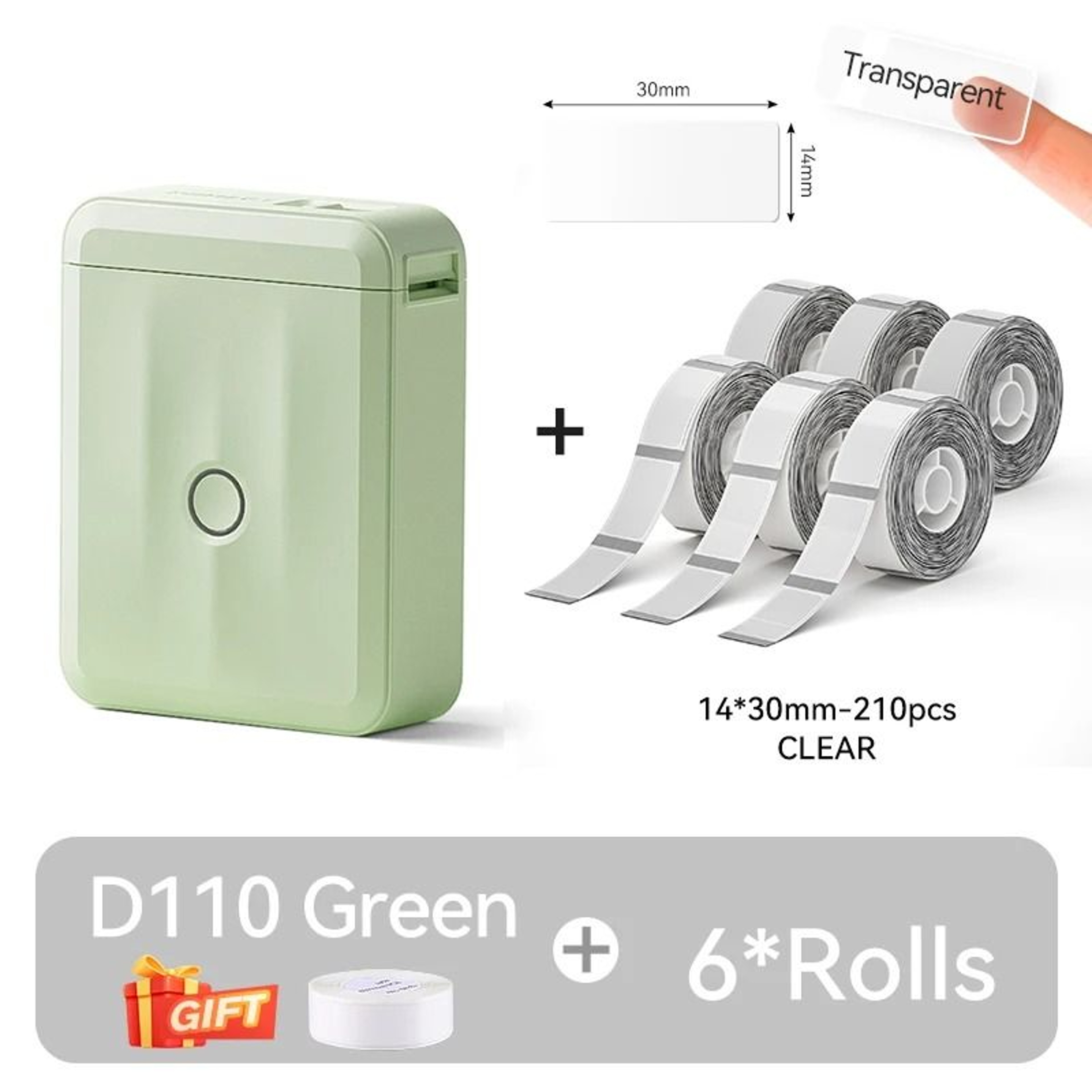 Mini Portable Thermal Printer Bluetooth Pocket Sticker Label Maker 16