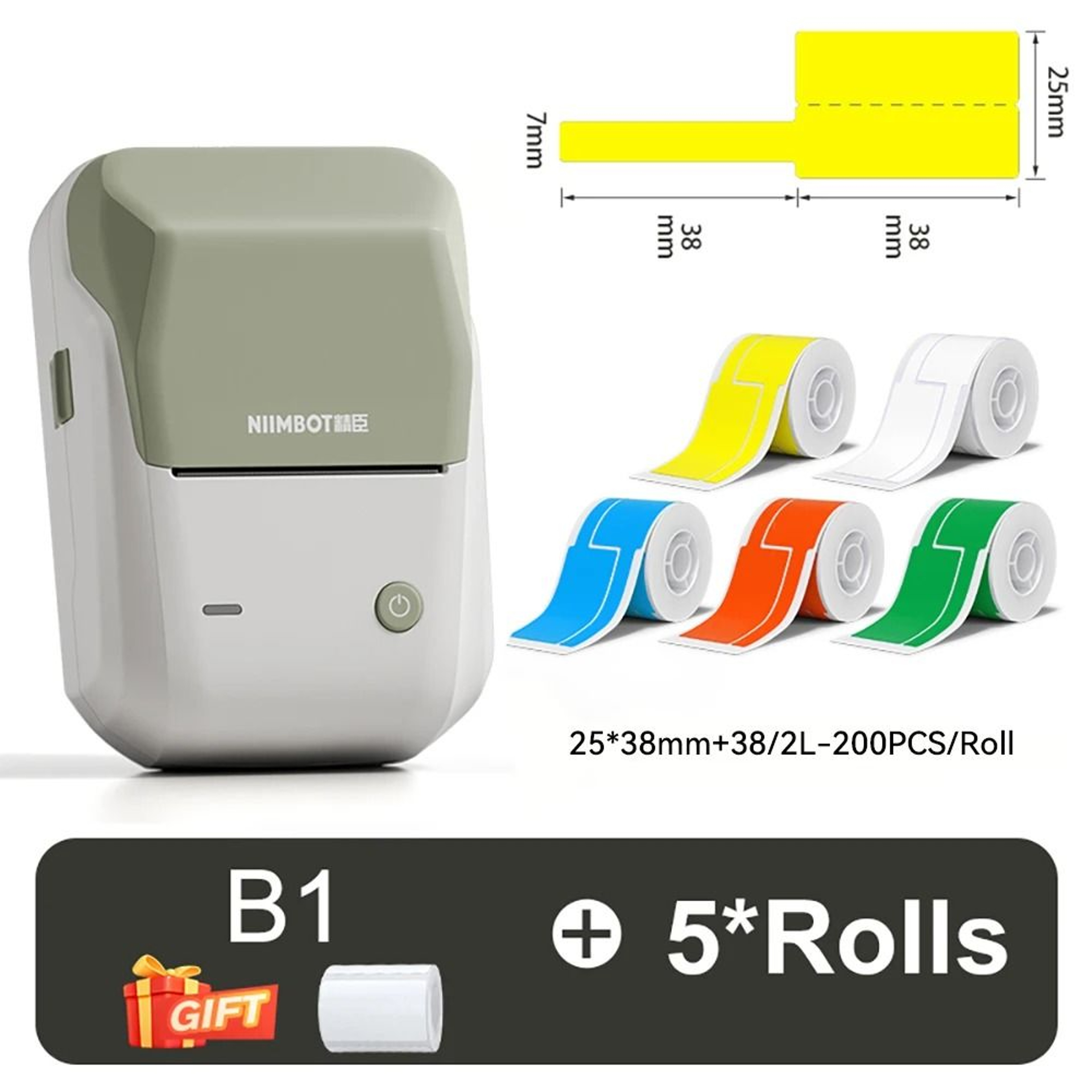 Mini Thermal Printer Portable Wireless Cable Label Machine 22