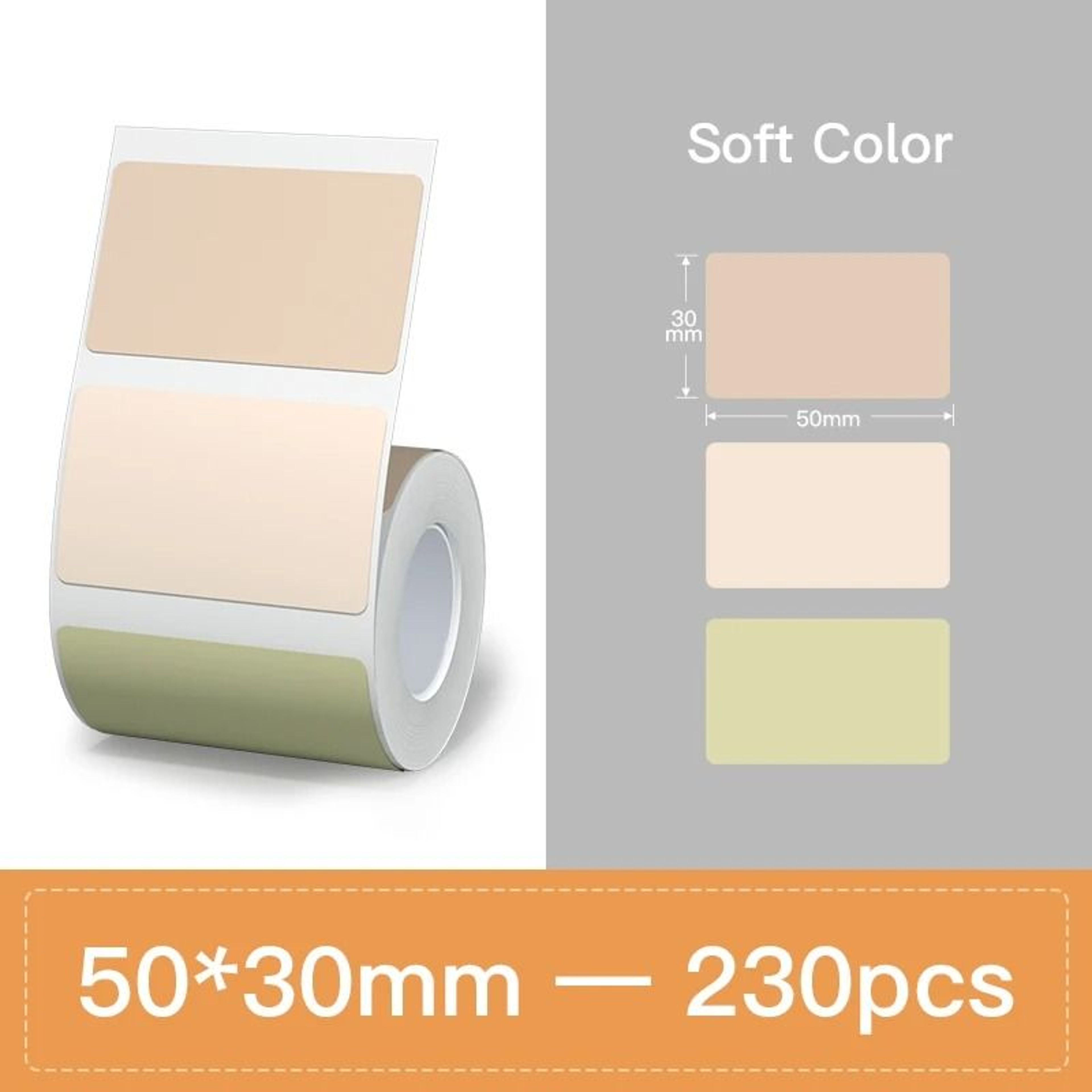 6Roll Bulk Pack Waterproof  OilProof Thermal Label Sticker Tape 20