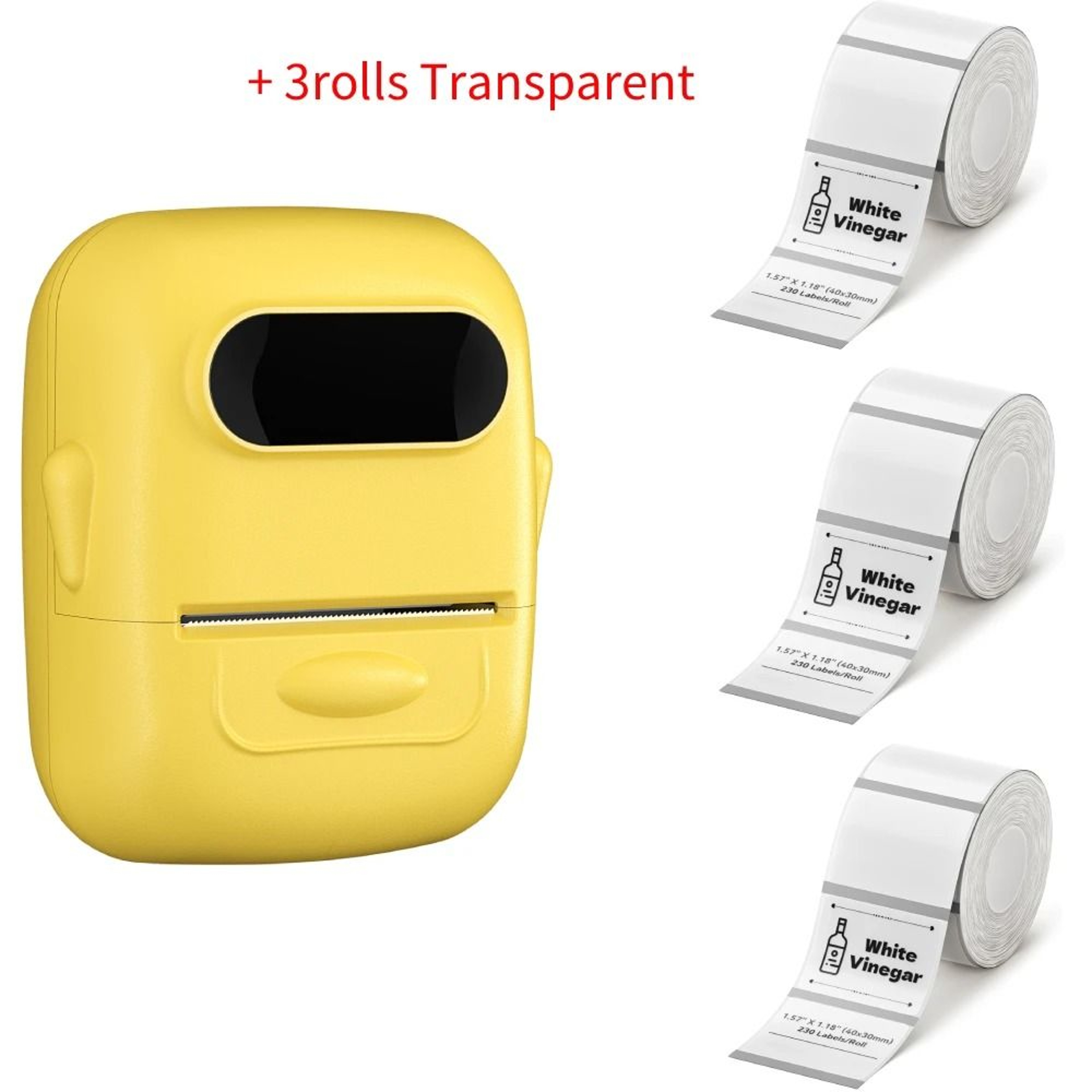 Portable Thermal Label Printer Wireless Bluetooth Inkless Pocket Label Maker 10