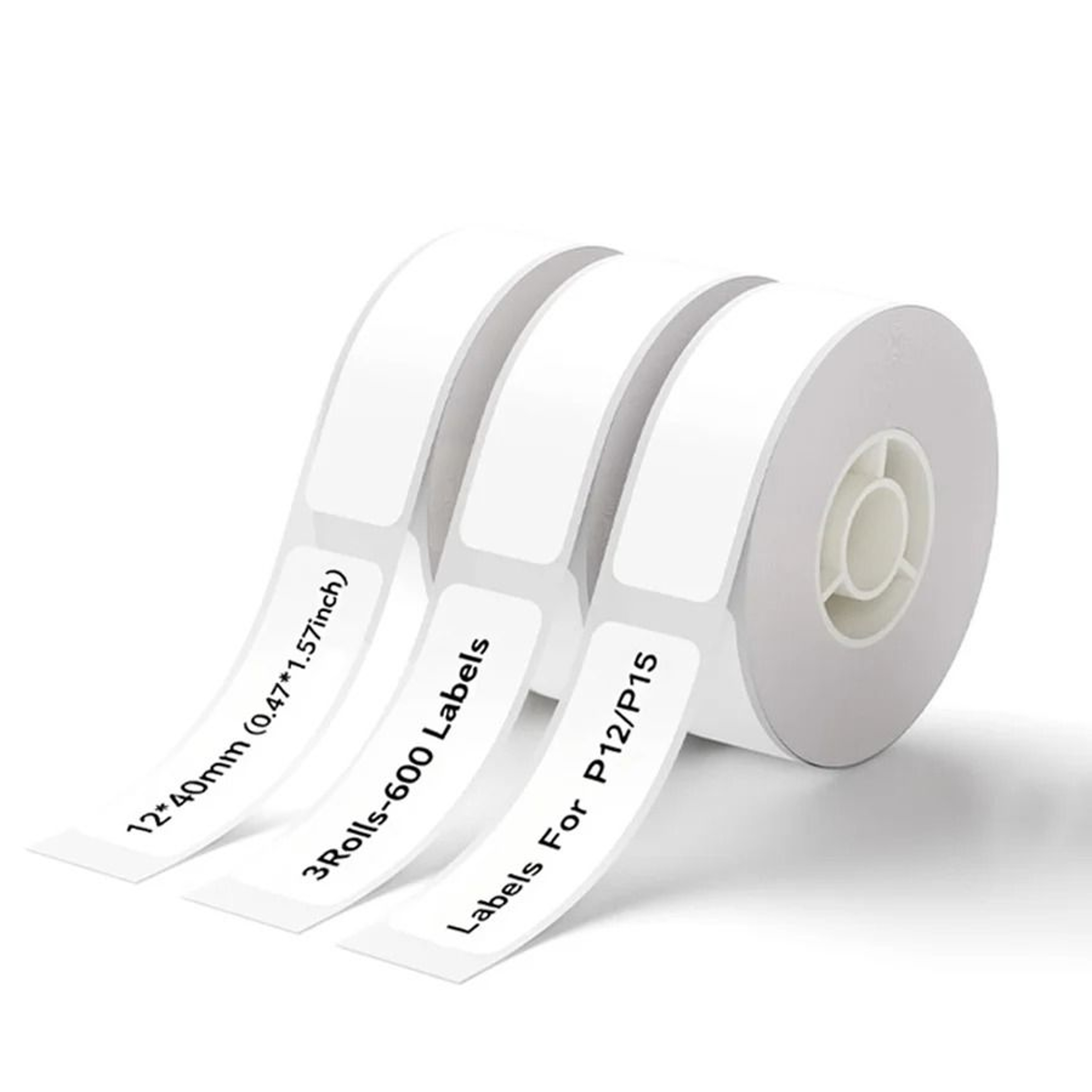 Universal SelfAdhesive Waterproof Thermal Label Tape Roll 3Pack 6