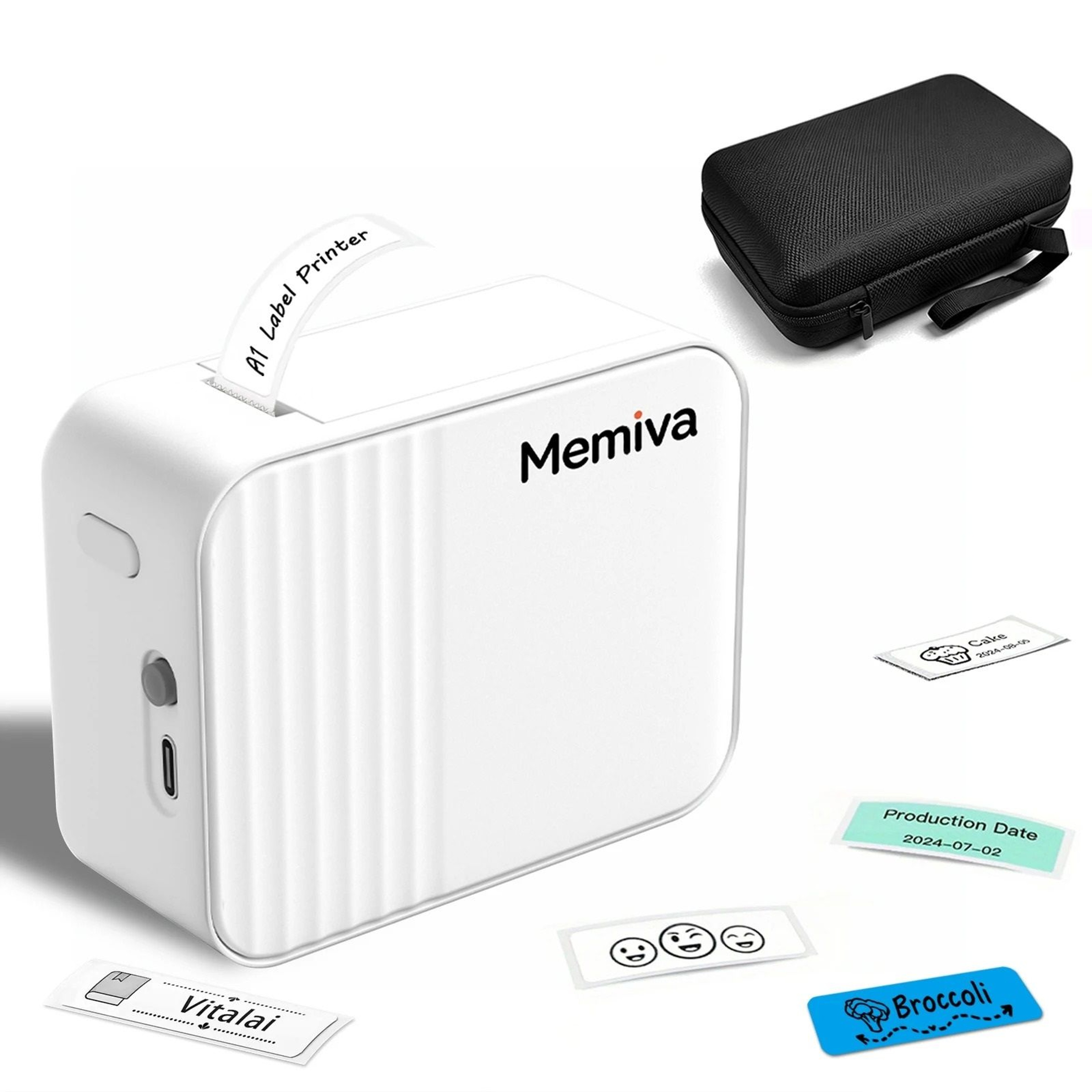 Mini Portable Bluetooth Thermal Label Printer Inkless Pocket Sticker Maker 0