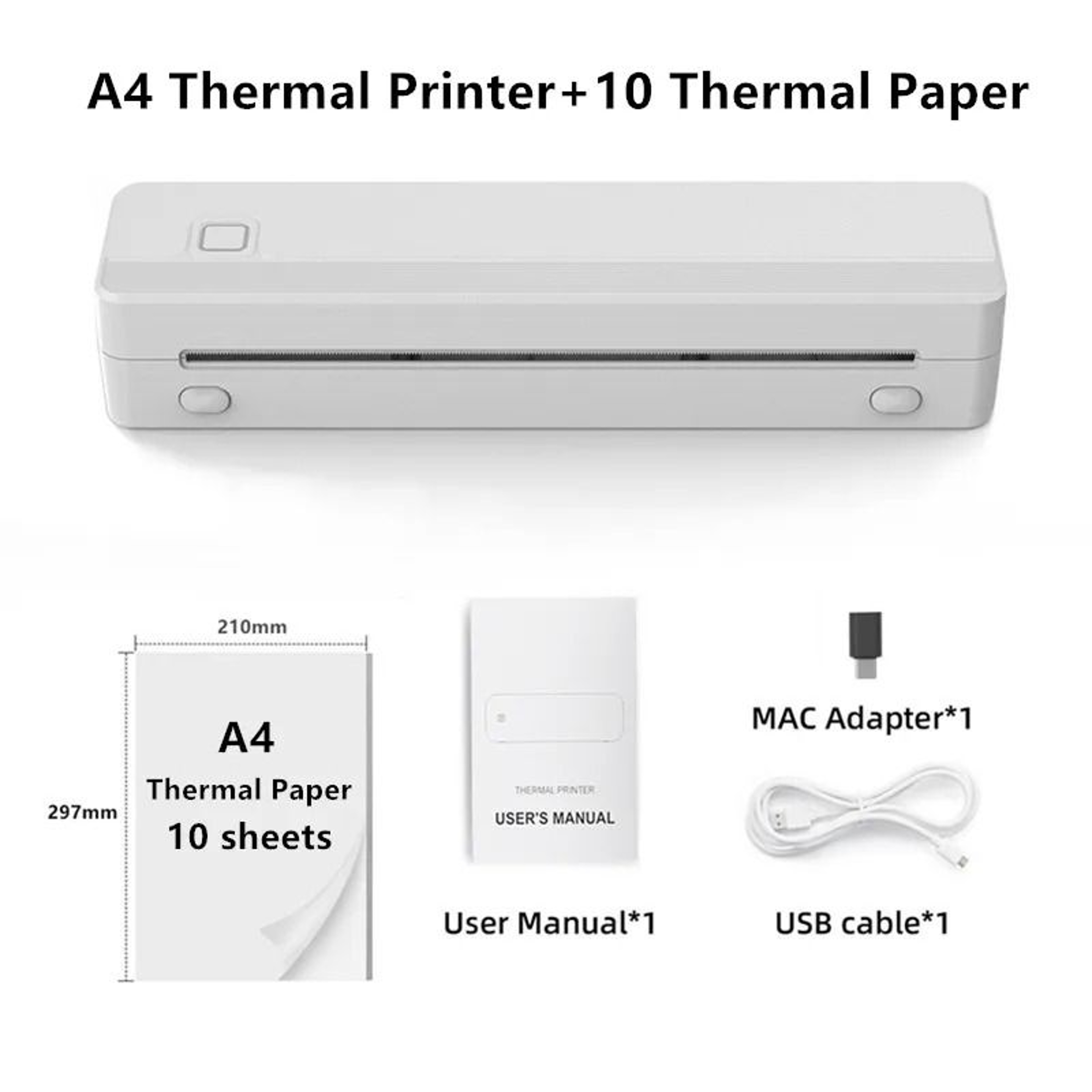 Portable A4 Wireless Thermal Tattoo Stencil Printer For Bluetooth And USB 6