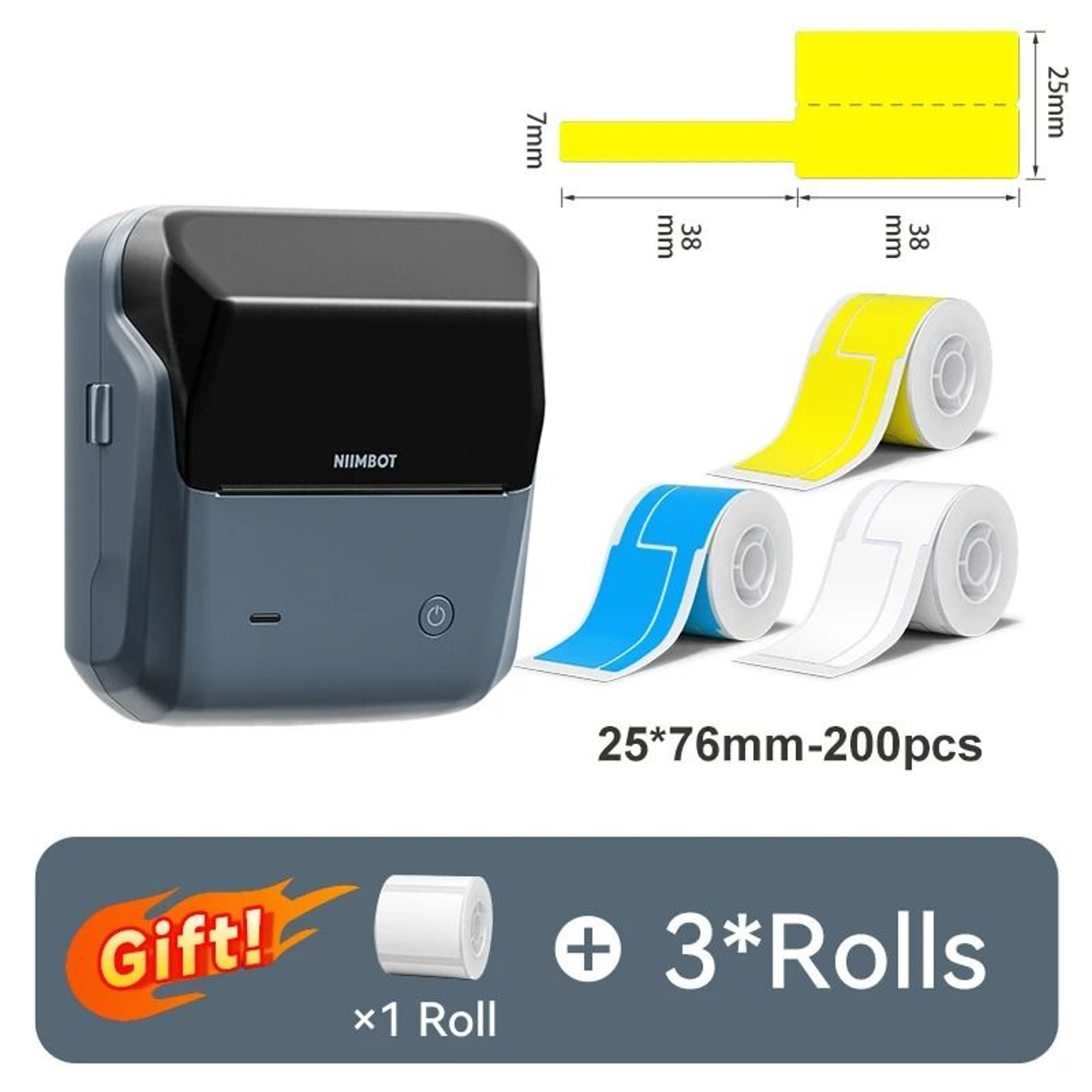 Commercial Wireless Thermal Label Printer Max Width Barcode Sticker Maker 14
