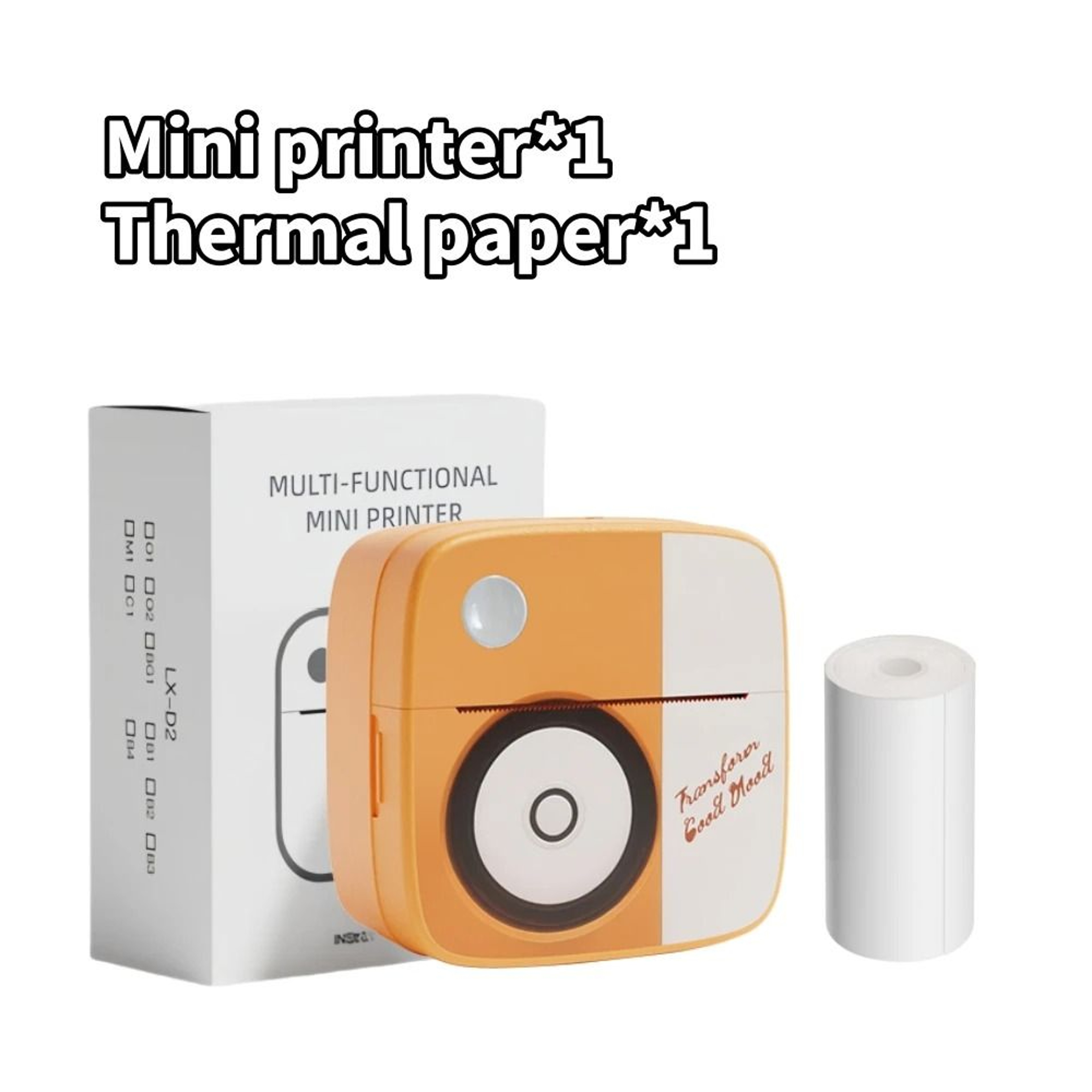 Desktop Mini Wireless Bluetooth Thermal Photo Printer Portable Sticker And Note Maker 5