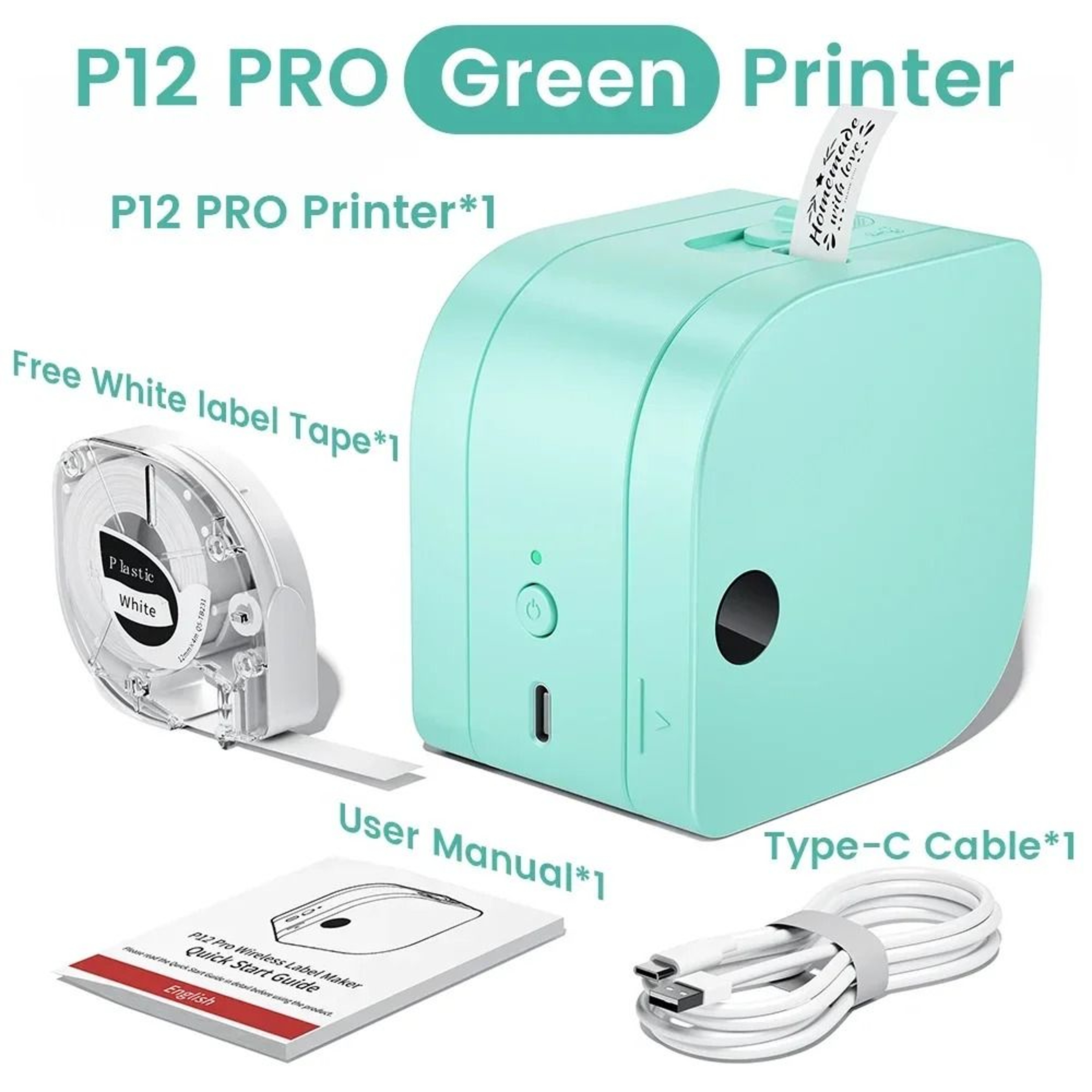 Desktop Mini Wireless Bluetooth Thermal Label Printer Portable 047 In Sticker Maker 4