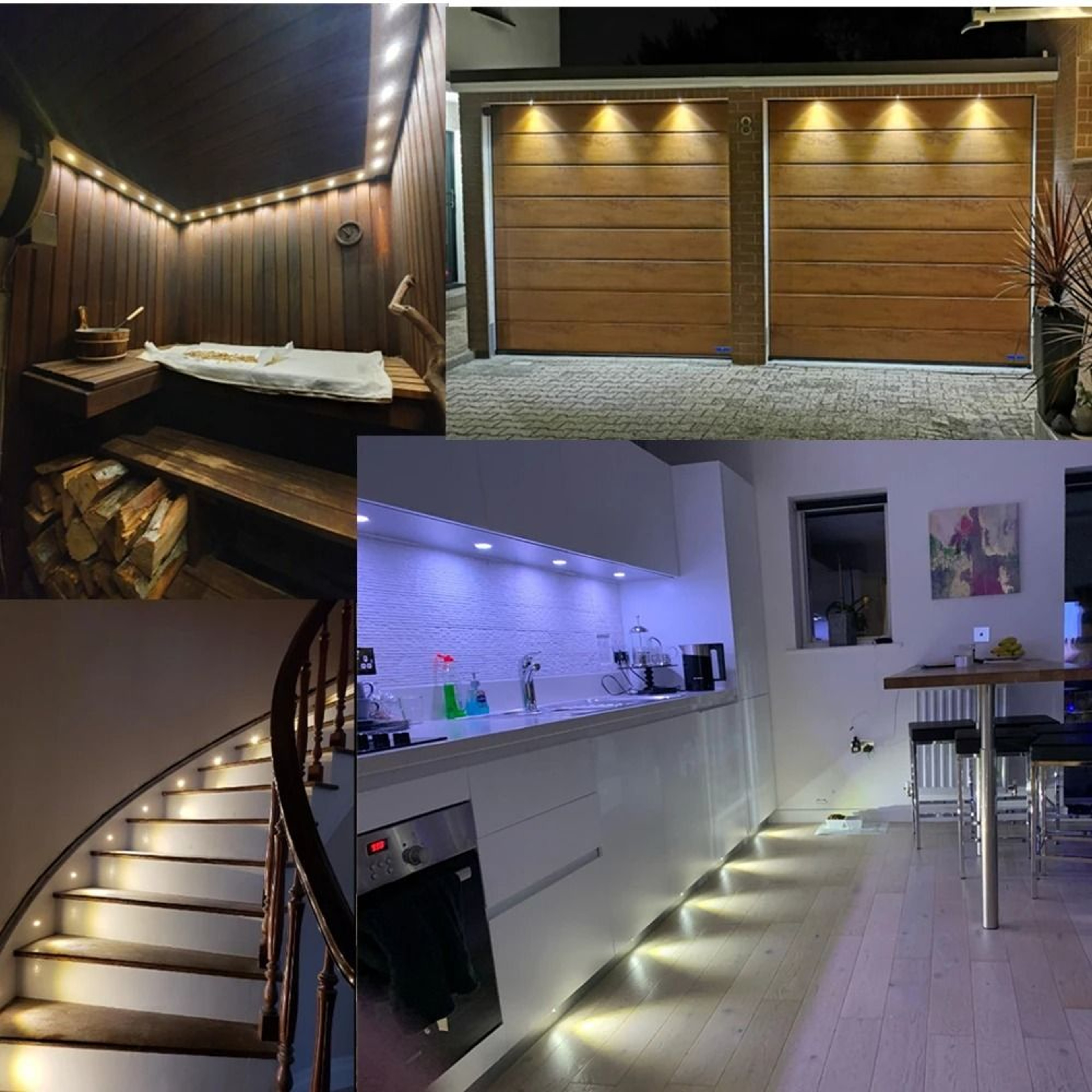Desktop Small LED Spot Light 1W Mini Recessed Downlight 12V Dimmable Showcase Lighting 1