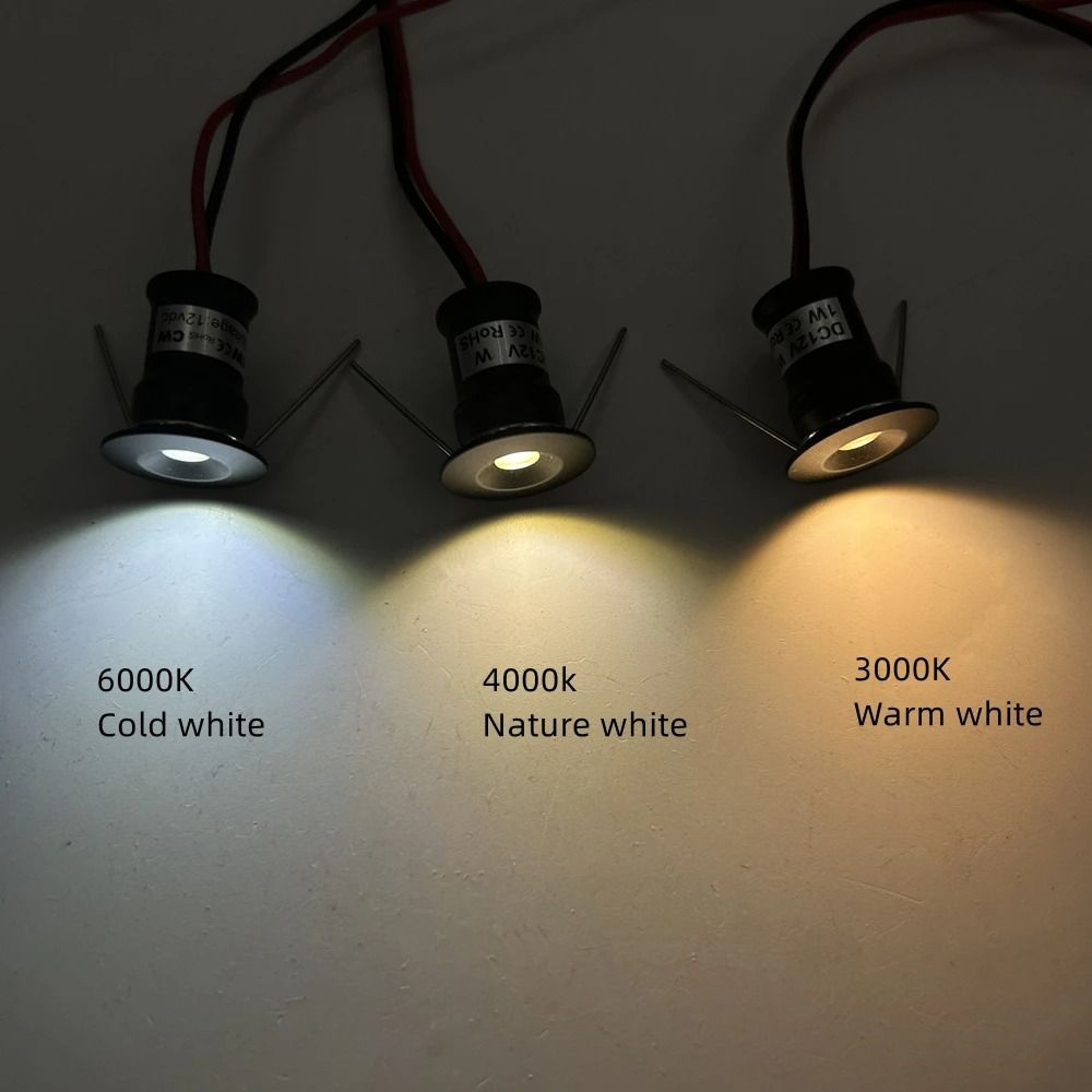 IP65 Waterproof 1W Mini LED Downlight Dimmable 12V Indoor Outdoor Ceiling Cabinet Spotlight 5
