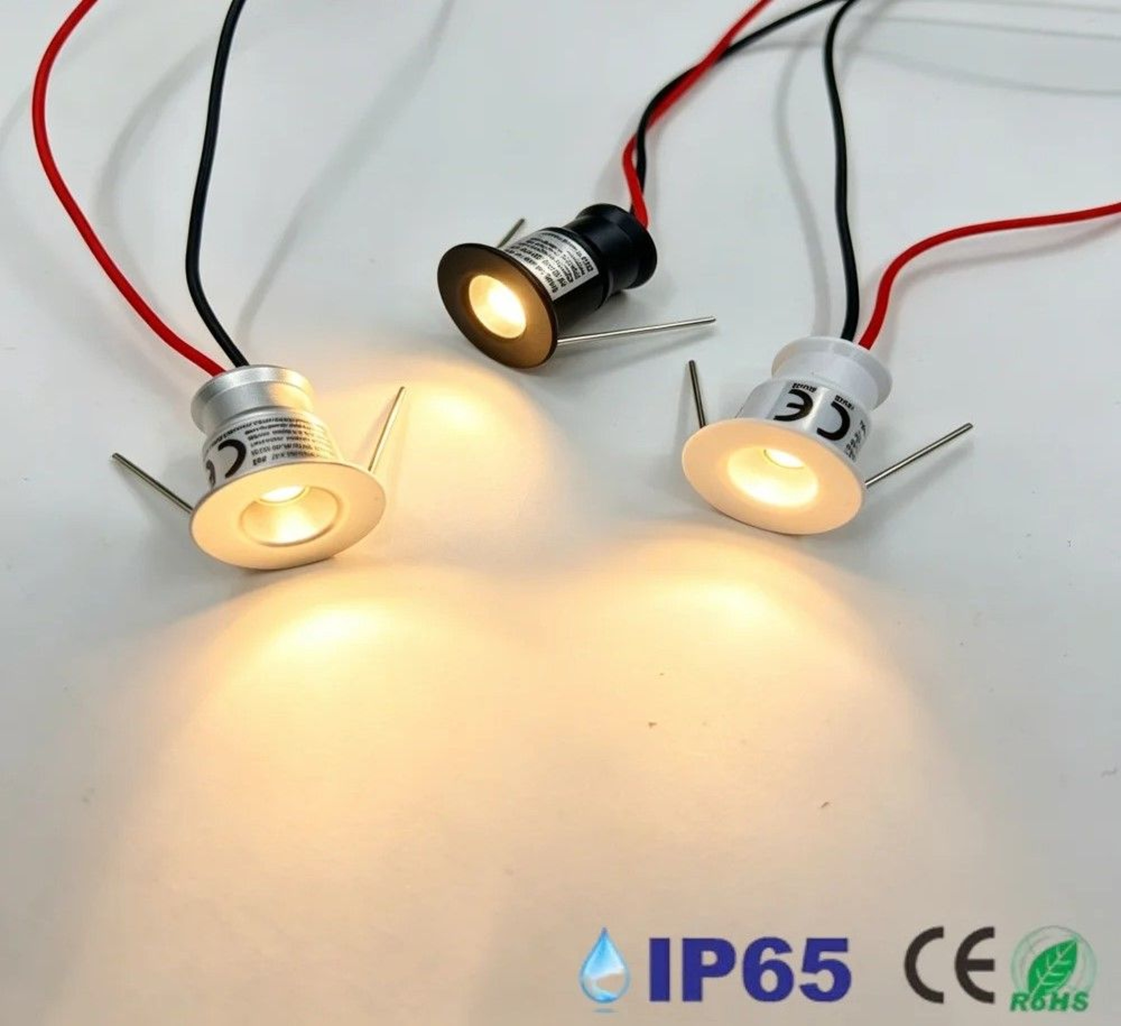 IP65 Waterproof 1W Mini LED Downlight Dimmable 12V Indoor Outdoor Ceiling Cabinet Spotlight 1
