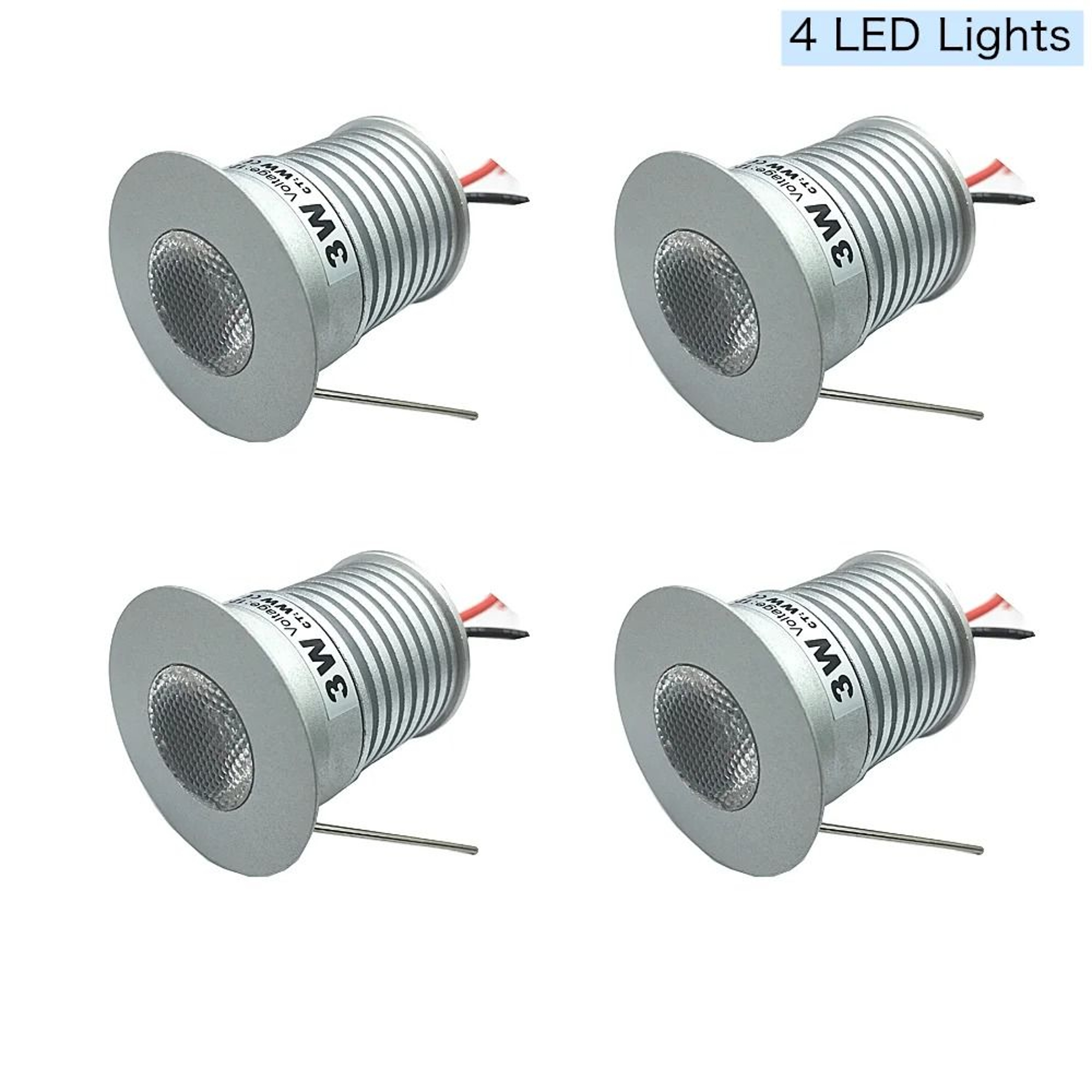 Dimmable 3W Mini Spotlight 12V To 24V LED Recessed Ceiling Downlight Indoor Home Lighting 5