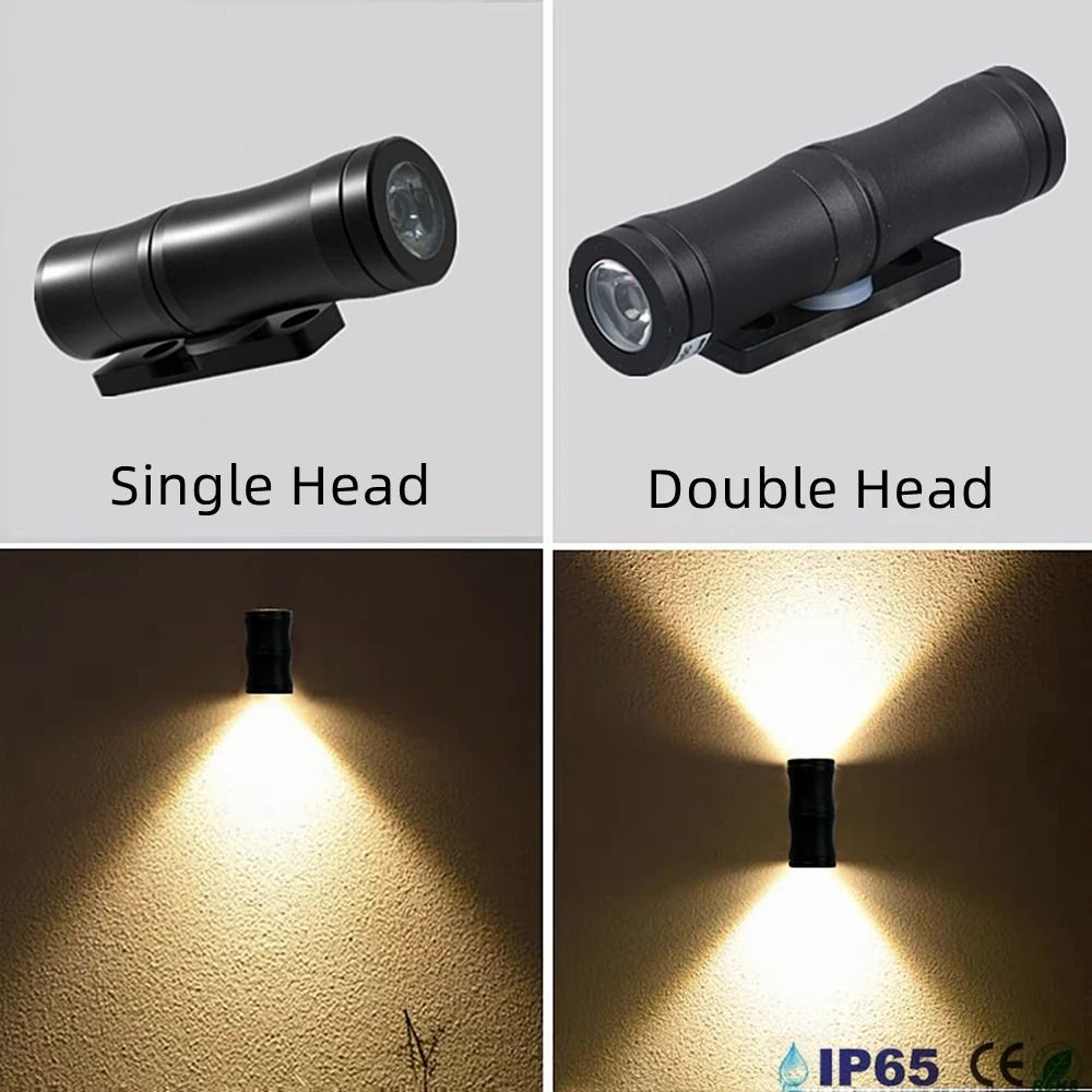 1W Mini LED Up And Down Wall Lamp 12V 24V Outdoor Waterproof Wall Sconce 4