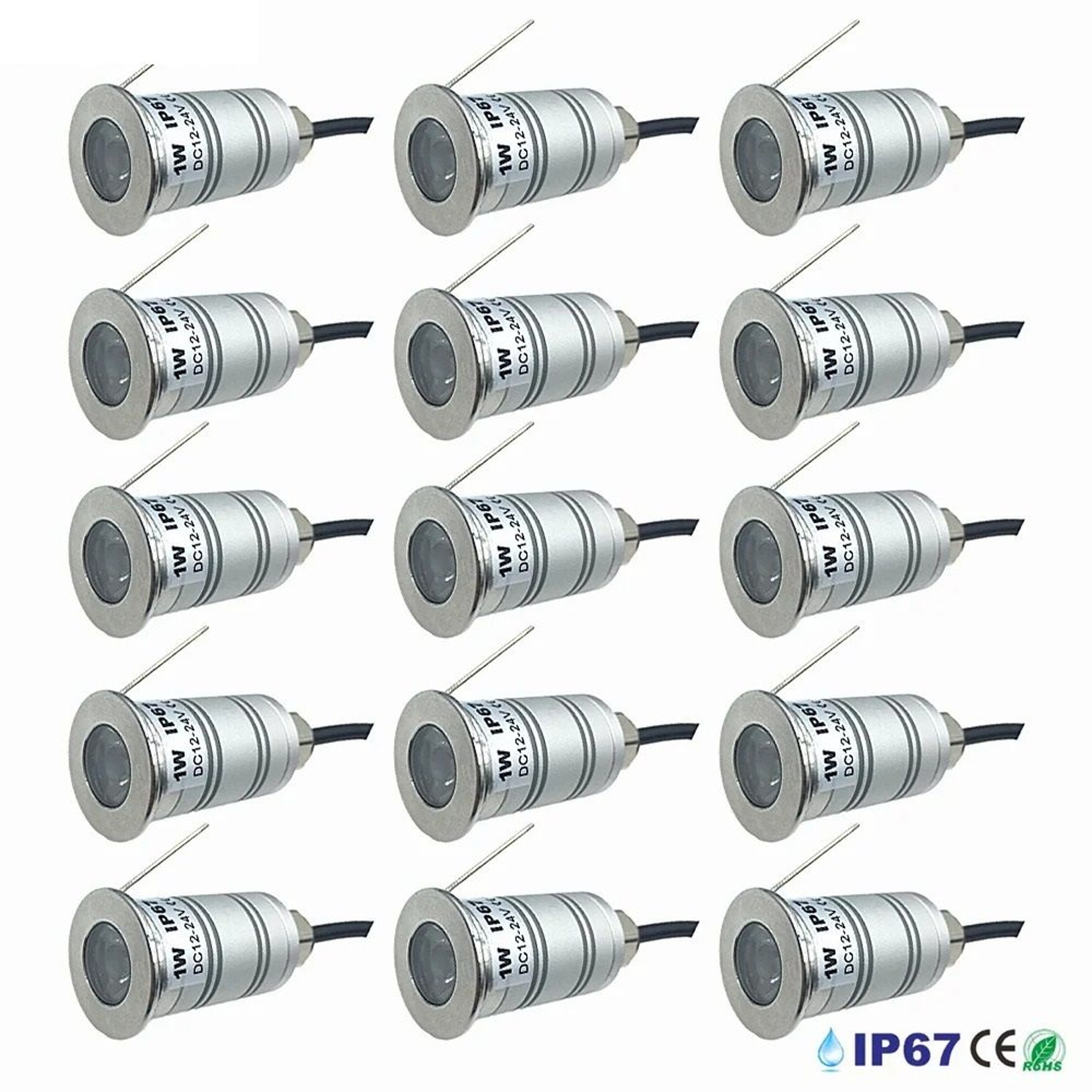 1W LED Underground Light Waterproof IP67 Spotlight Outdoor Narrow Angle Spot Lamp 12V 24V – view 10