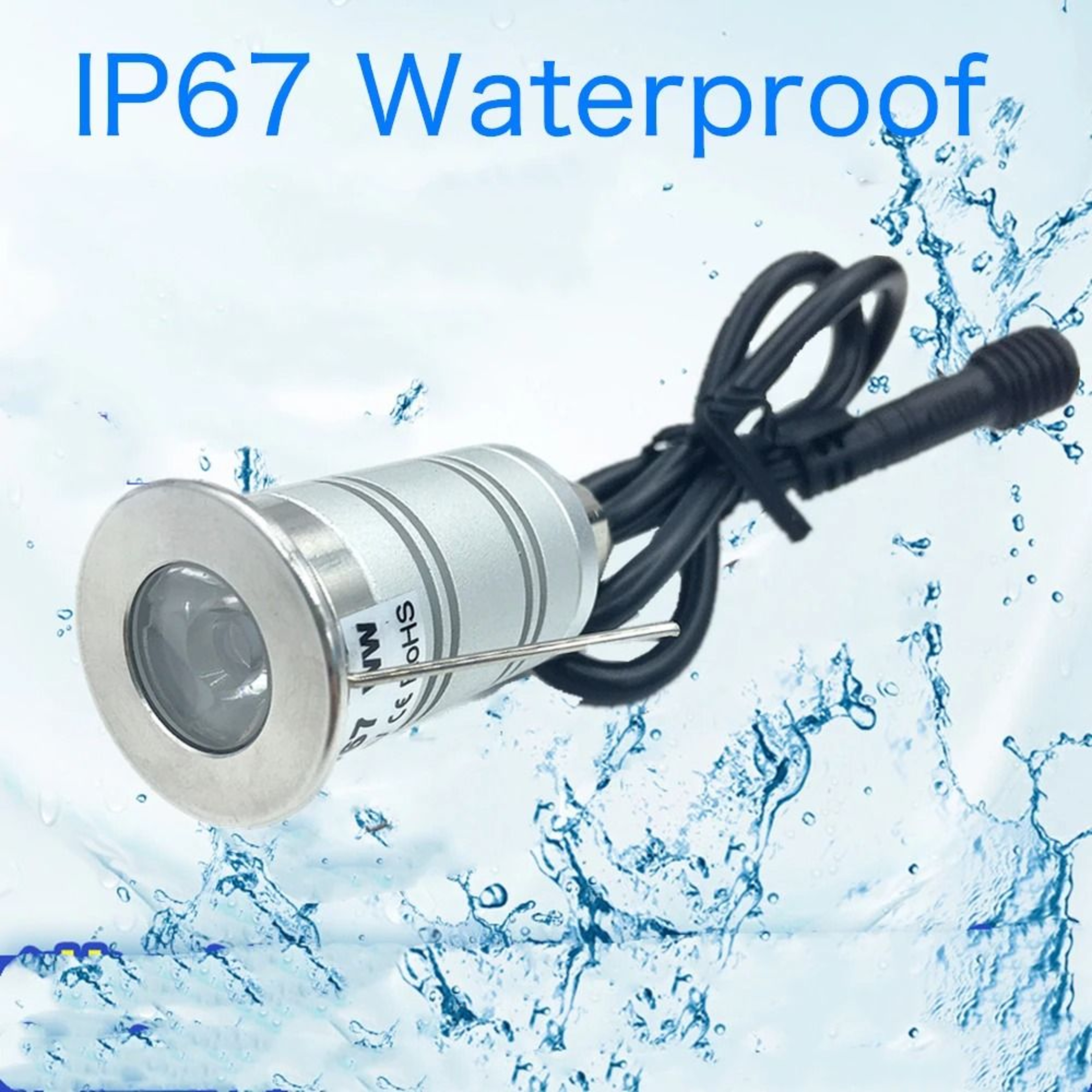 1W LED Underground Light Waterproof IP67 Spotlight Outdoor Narrow Angle Spot Lamp 12V 24V 3