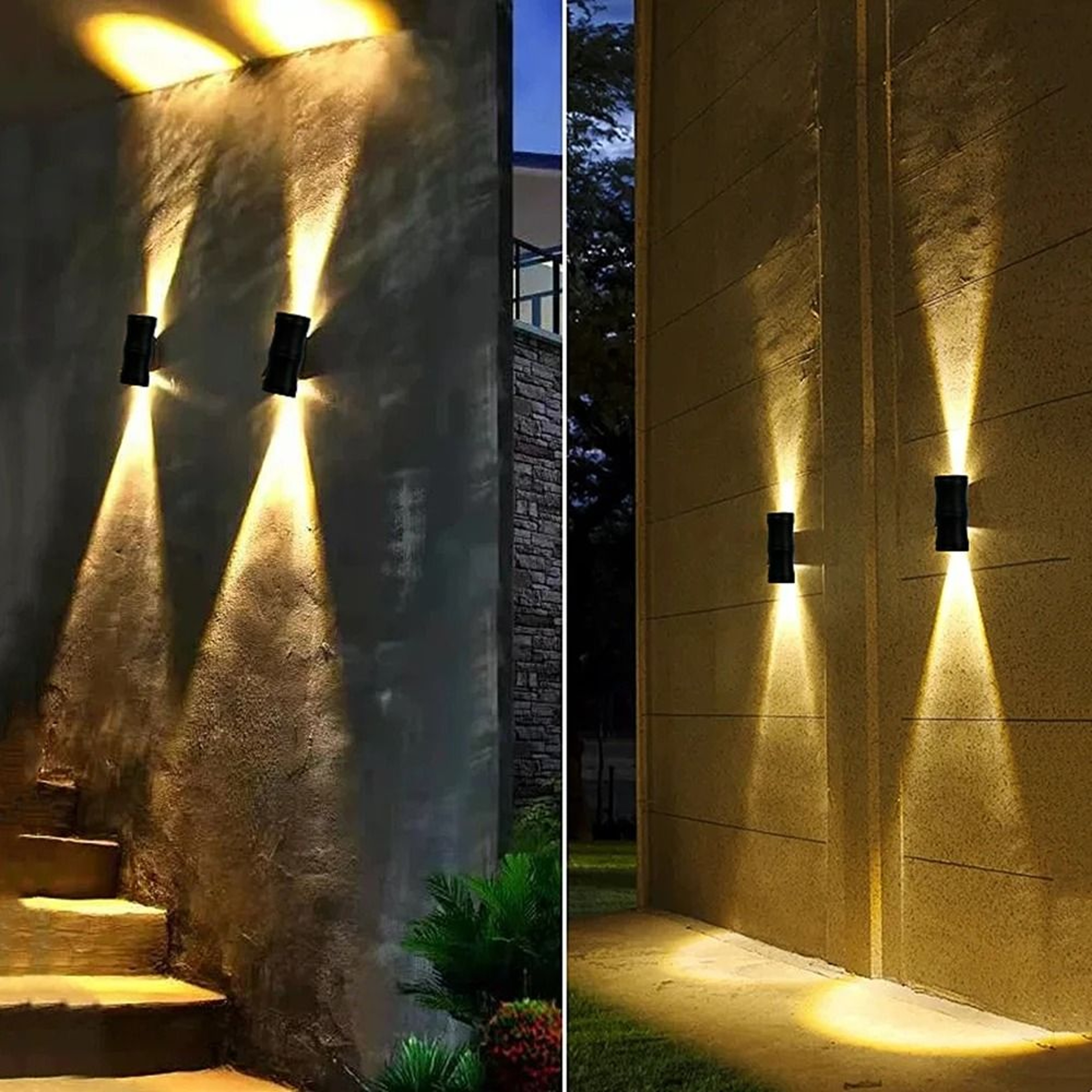 Outdoor LED Wall Lamp 3W Waterproof IP65 Garden Up And Down Light Aluminum Porch Sconce 12V 24V 4