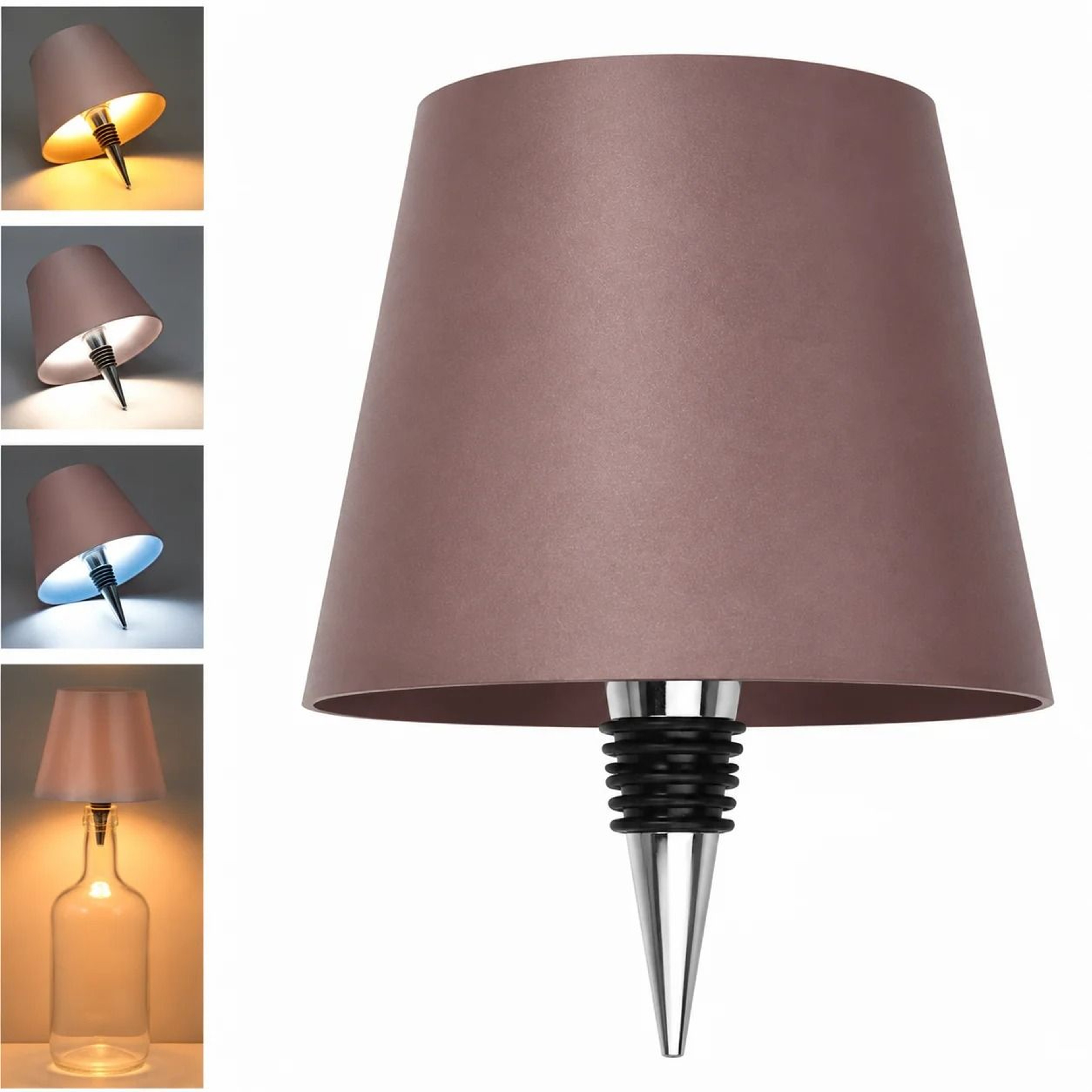 Wireless Wine Bottle Lamp Type C Charging Touch Control Dimming LED Table Light Bar Atmosphere 25