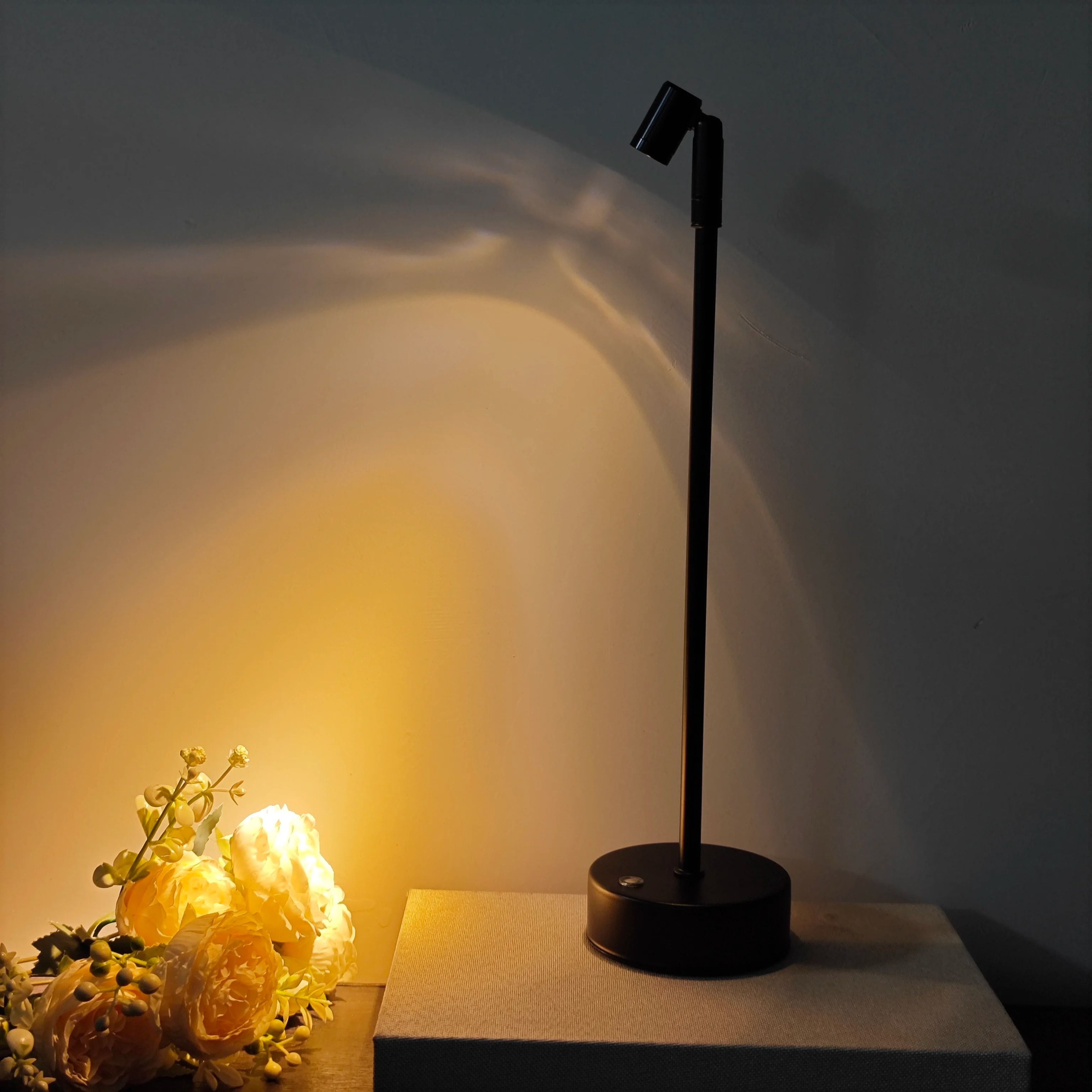 LED Charging Atmosphere Light Touch Dimming Minimalist Desk Lamp Vintage Hotel Bedroom Bedside Ligh 1